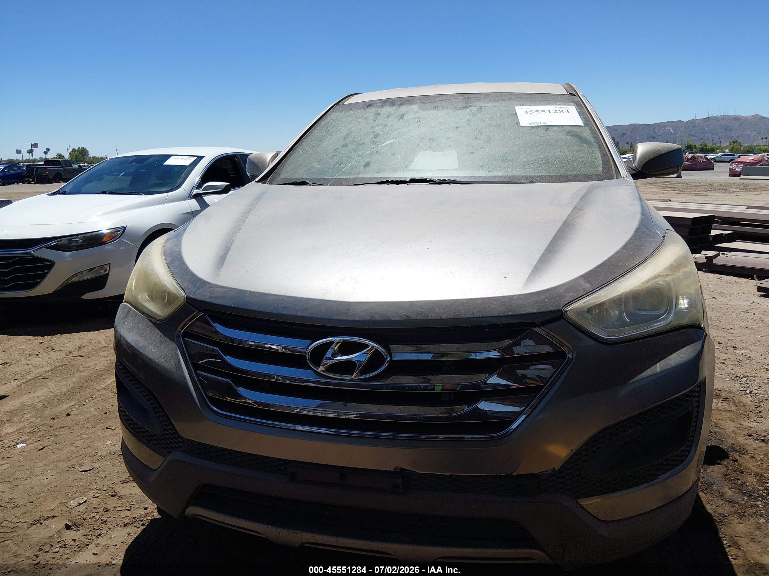 2014 Hyundai Santa Fe Sport 2.4l Gray vin: 5XYZT3LB3EG147573