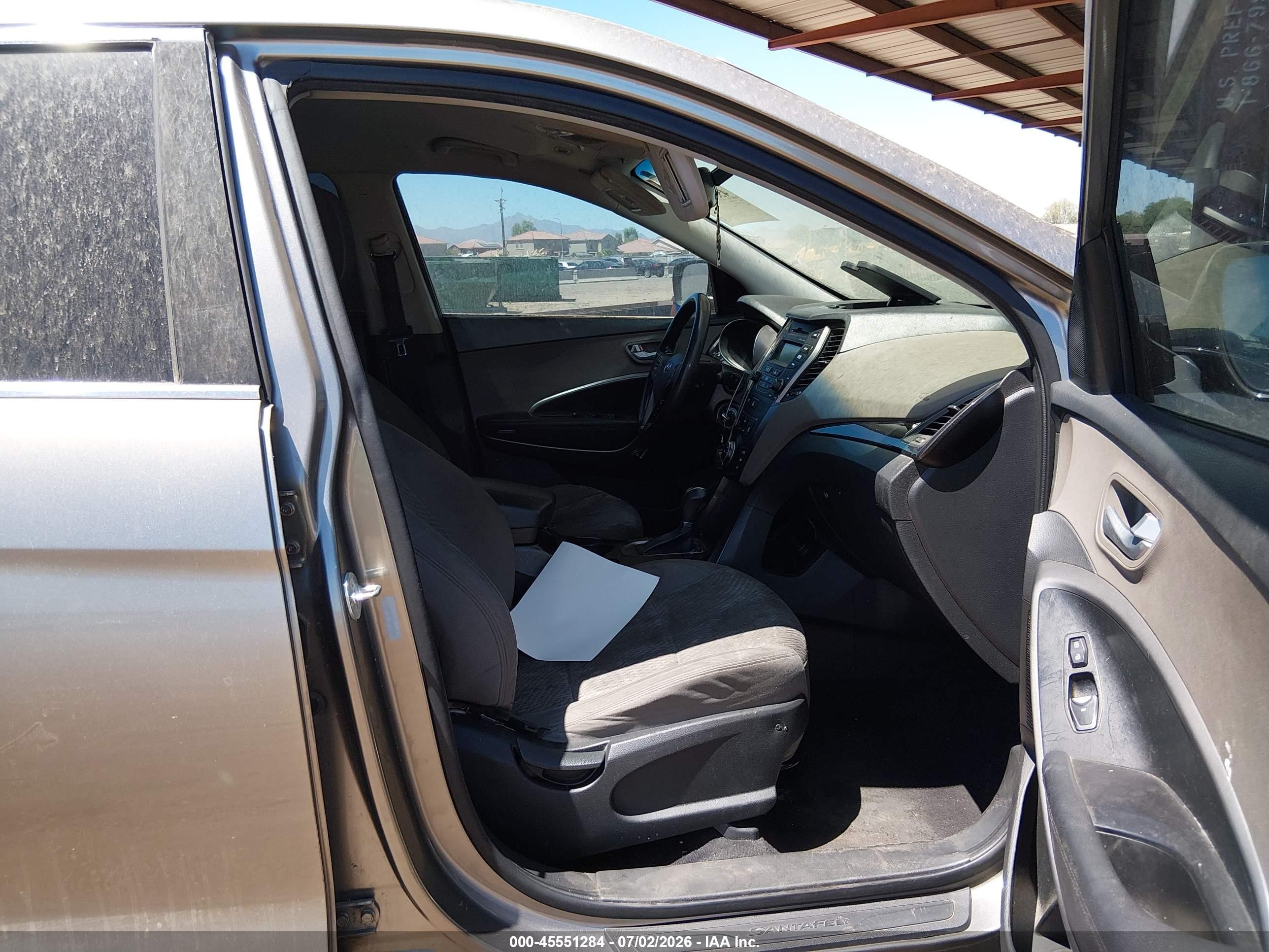 2014 Hyundai Santa Fe Sport 2.4l Gray vin: 5XYZT3LB3EG147573
