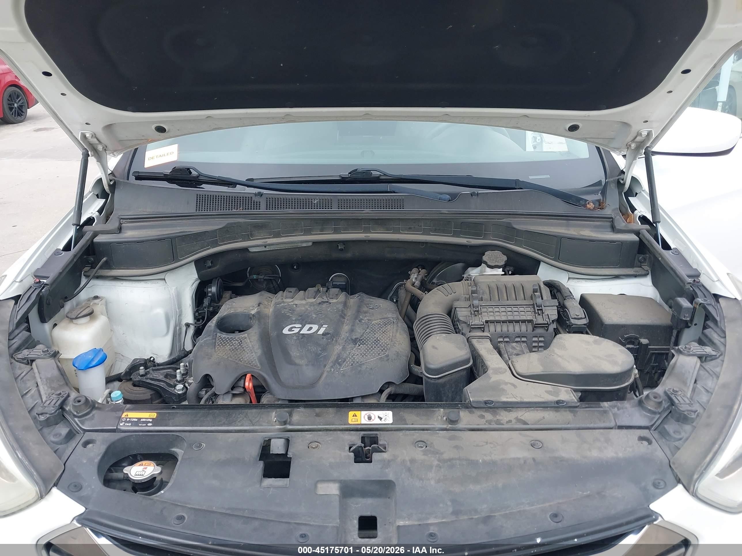 2014 Hyundai Santa Fe Sport 2.4l Белый vin: 5XYZT3LB3EG177141