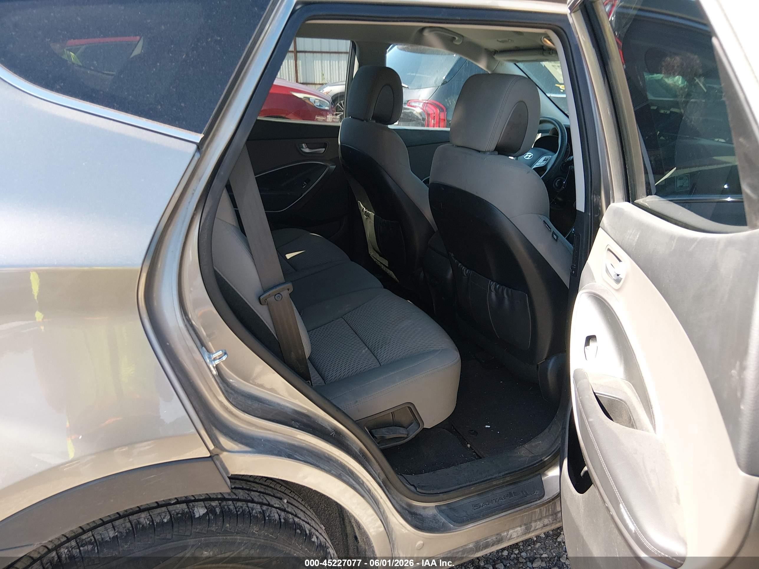 2014 Hyundai Santa Fe Sport 2.4l Gray vin: 5XYZT3LB3EG190598