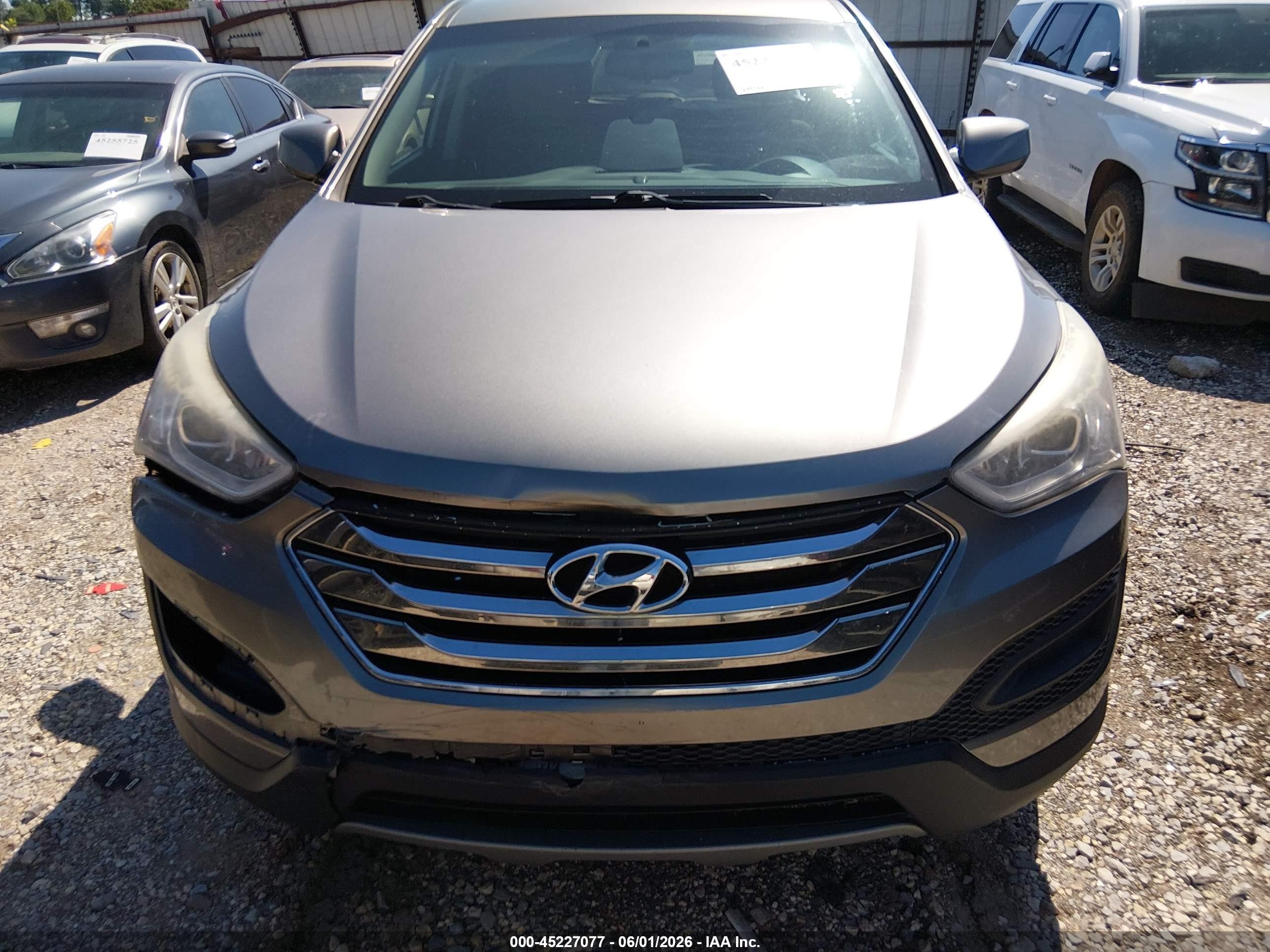 2014 Hyundai Santa Fe Sport 2.4l Gray vin: 5XYZT3LB3EG190598