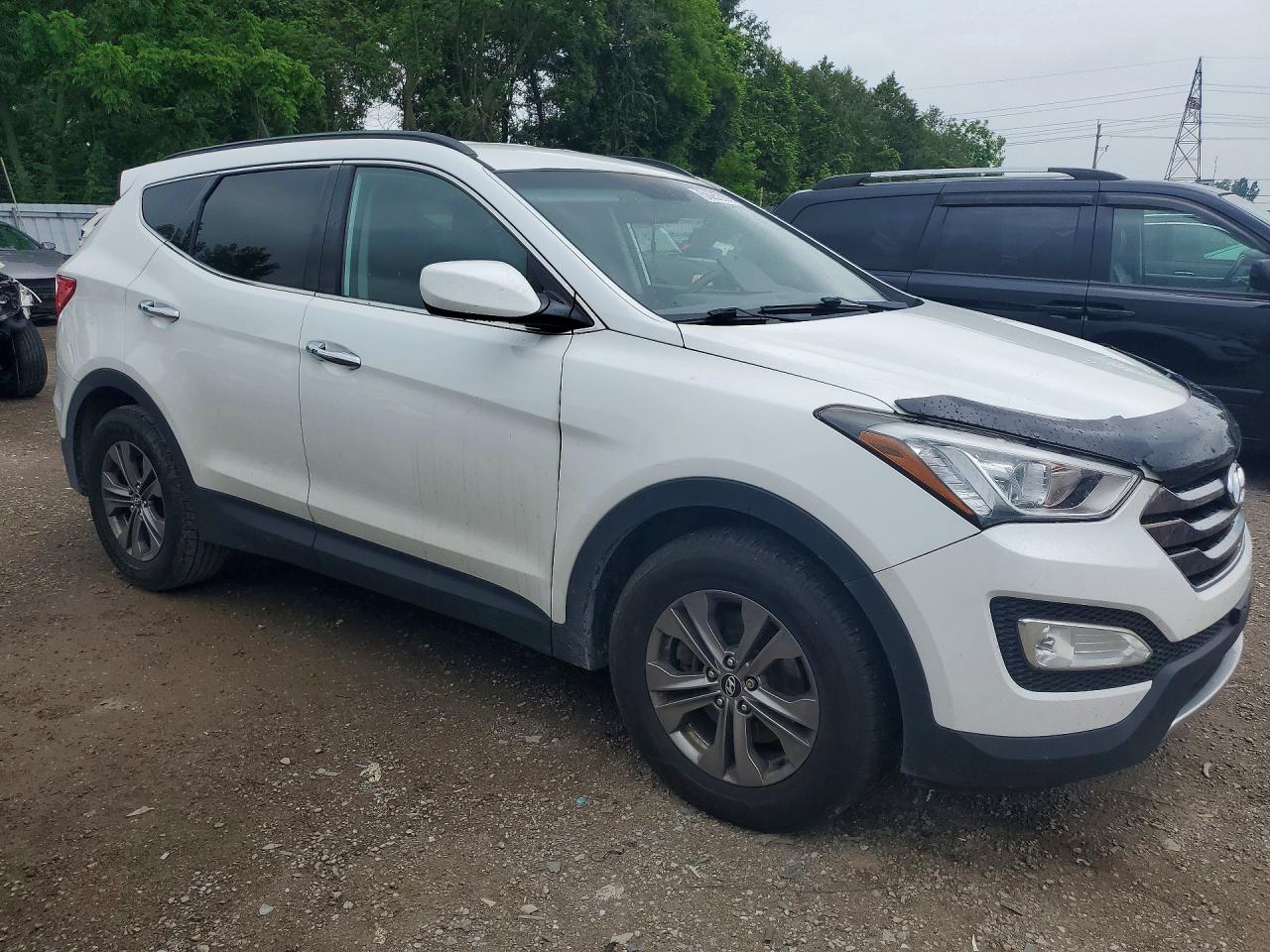 2015 Hyundai Santa Fe Sport 2.4l White vin: 5XYZT3LB3FG233192
