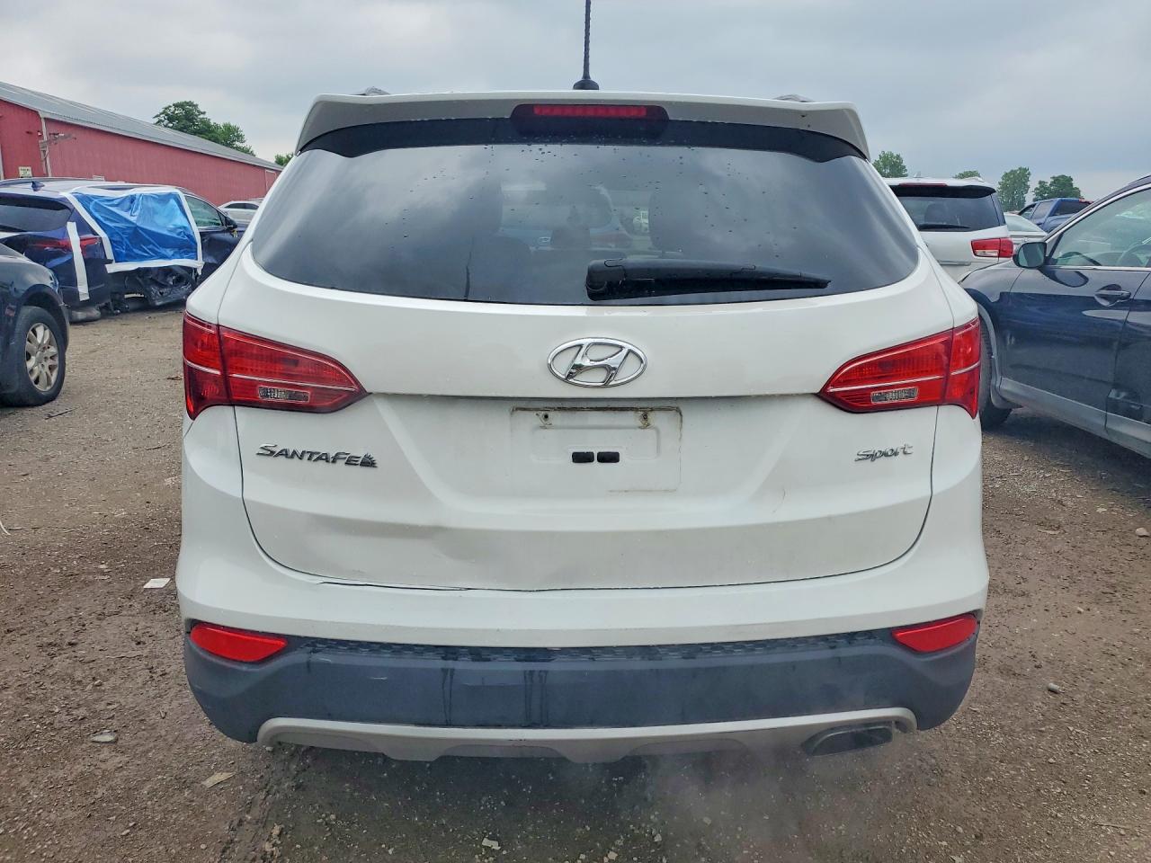 2015 Hyundai Santa Fe Sport 2.4l White vin: 5XYZT3LB3FG233192