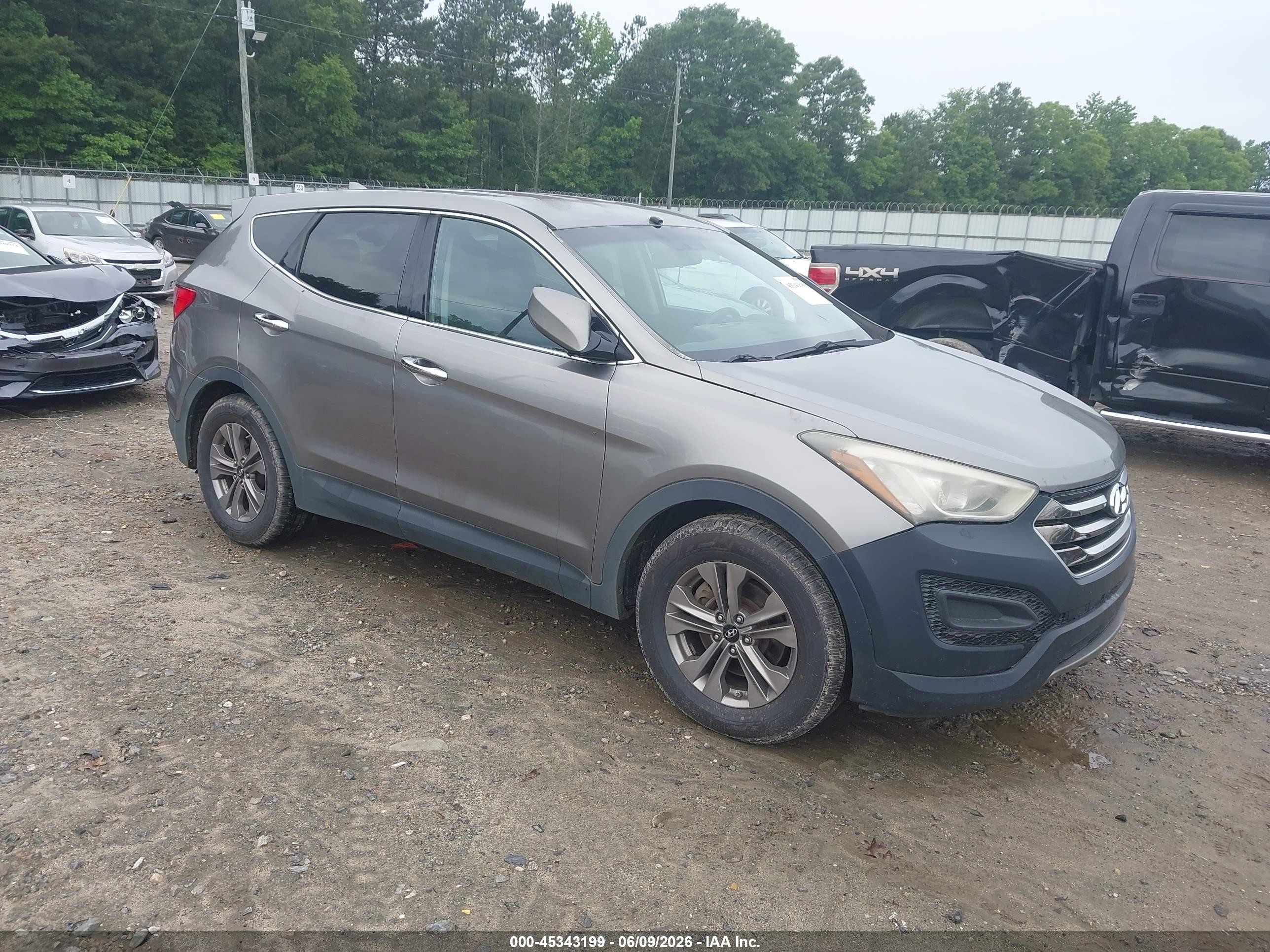 2015 Hyundai Santa Fe Sport 2.4l Silver vin: 5XYZT3LB3FG272364