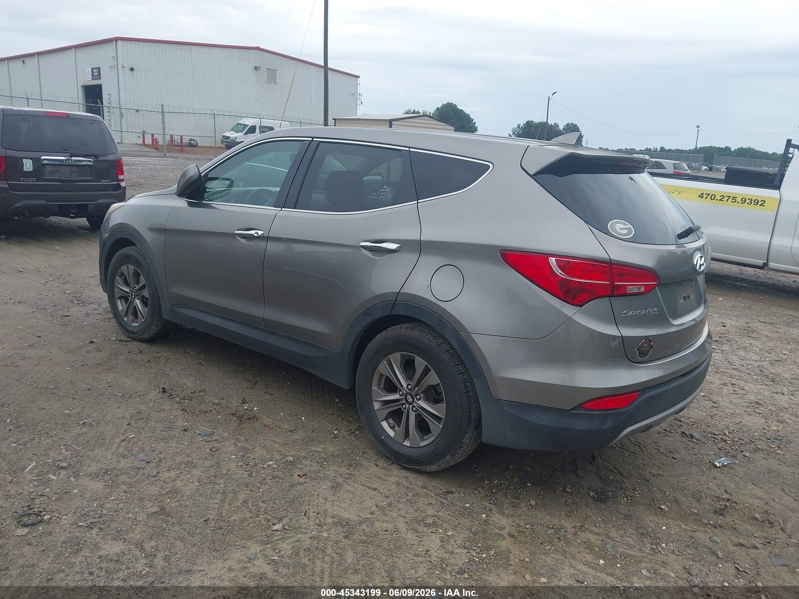 2015 Hyundai Santa Fe Sport 2.4l Silver vin: 5XYZT3LB3FG272364
