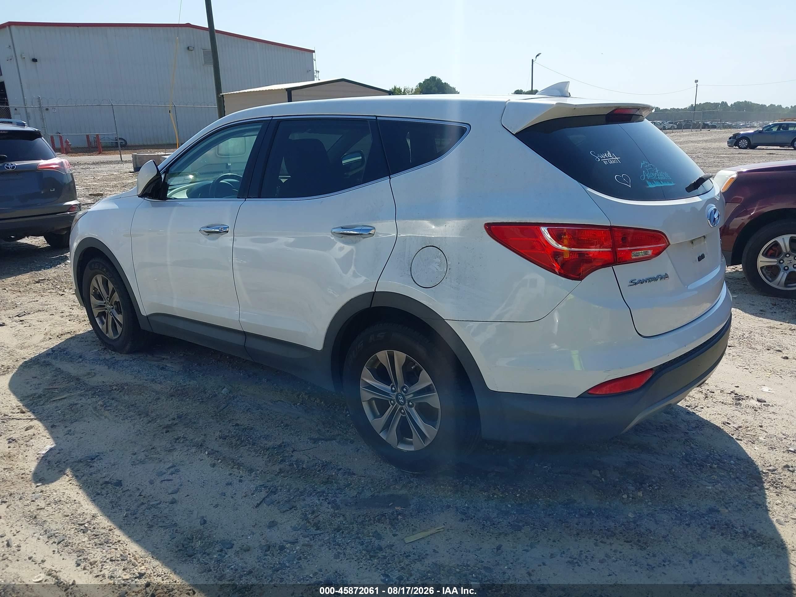 2016 Hyundai Santa Fe Sport 2.4l White vin: 5XYZT3LB3GG317613