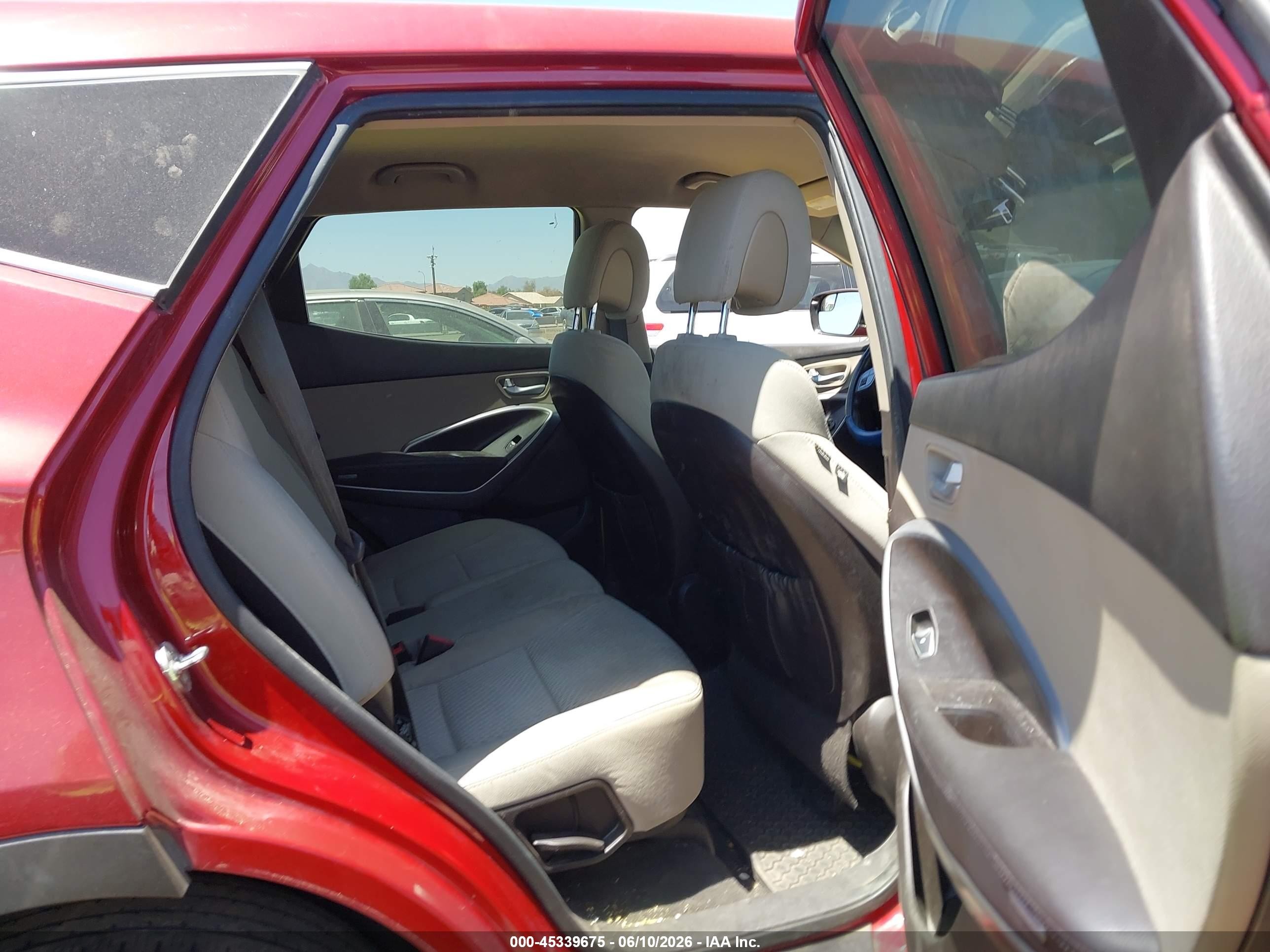 2016 Hyundai Santa Fe Sport 2.4l Burgundy vin: 5XYZT3LB3GG326652
