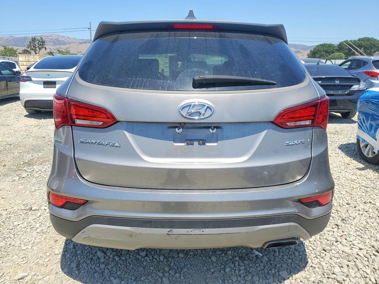 2017 Hyundai Santa Fe Sport 2.4l Gray vin: 5XYZT3LB3HG419401