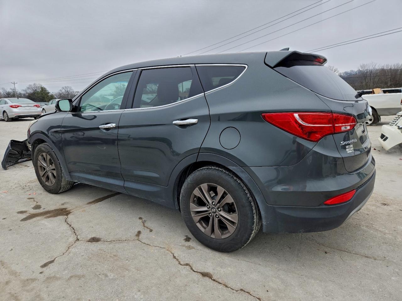 2013 Hyundai Santa Fe Sport Gray vin: 5XYZT3LB4DG009412