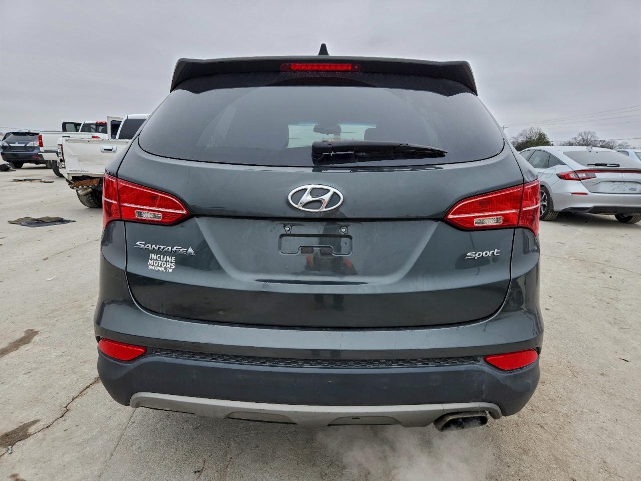 2013 Hyundai Santa Fe Sport Gray vin: 5XYZT3LB4DG009412