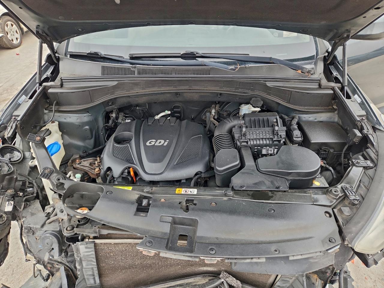 2013 Hyundai Santa Fe Sport Gray vin: 5XYZT3LB4DG009412