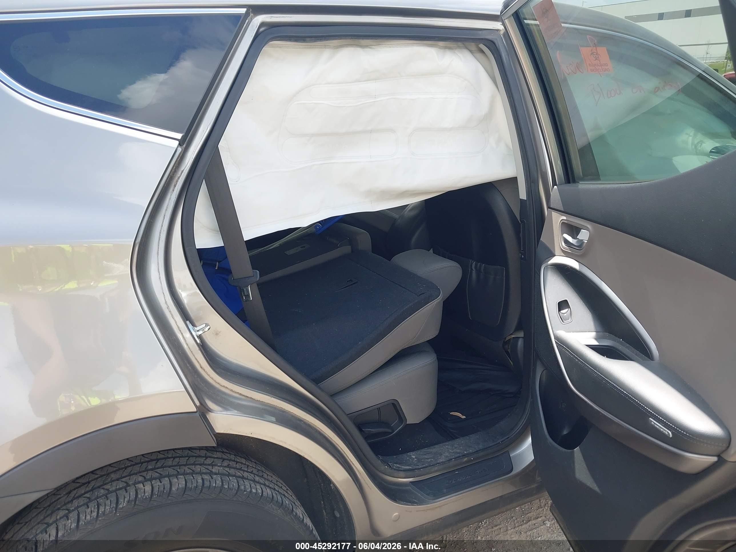 2013 Hyundai Santa Fe Sport Серый vin: 5XYZT3LB4DG010012