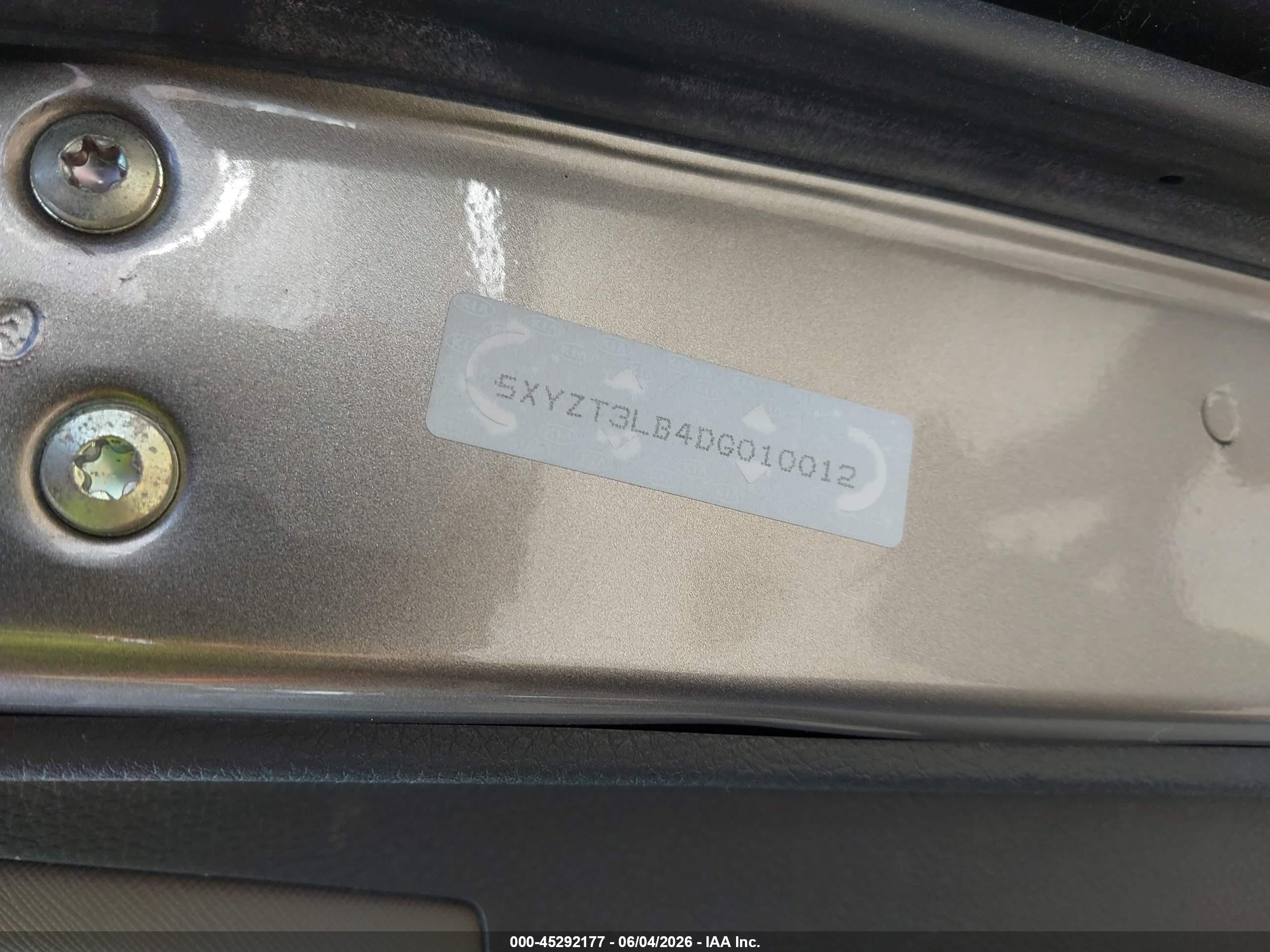 2013 Hyundai Santa Fe Sport Серый vin: 5XYZT3LB4DG010012