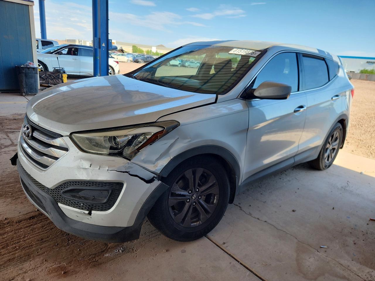 2013 Hyundai Santa Fe Sport 2.4l Silver vin: 5XYZT3LB4DG017784