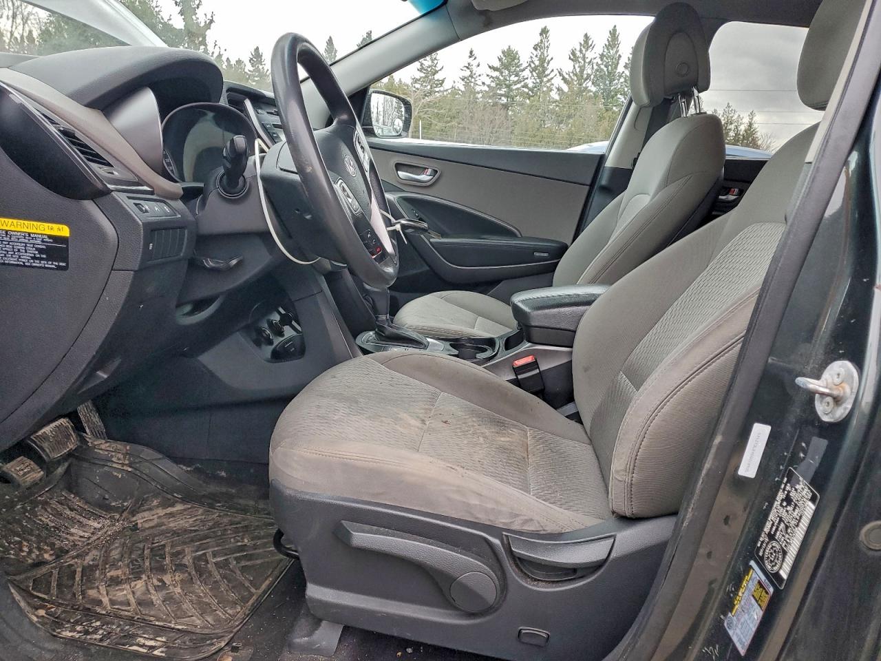 2013 Hyundai Santa Fe Sport Gray vin: 5XYZT3LB4DG018935