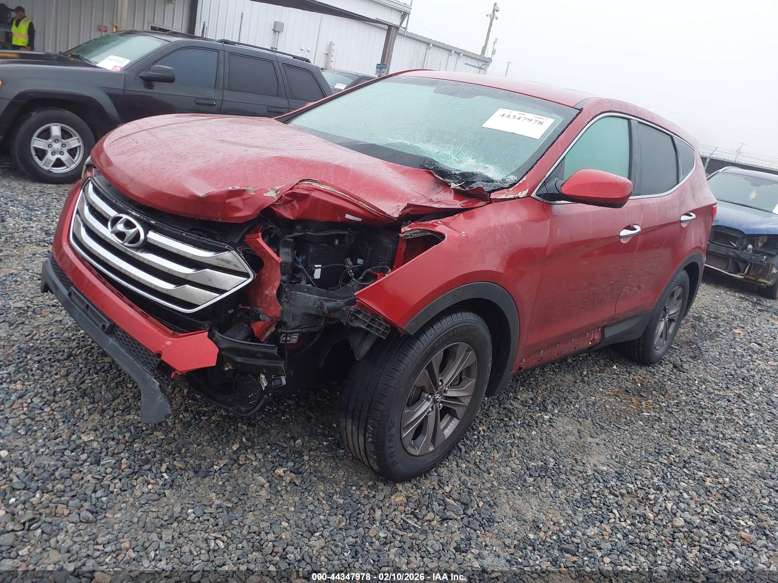 2013 Hyundai Santa Fe Sport Red vin: 5XYZT3LB4DG028803