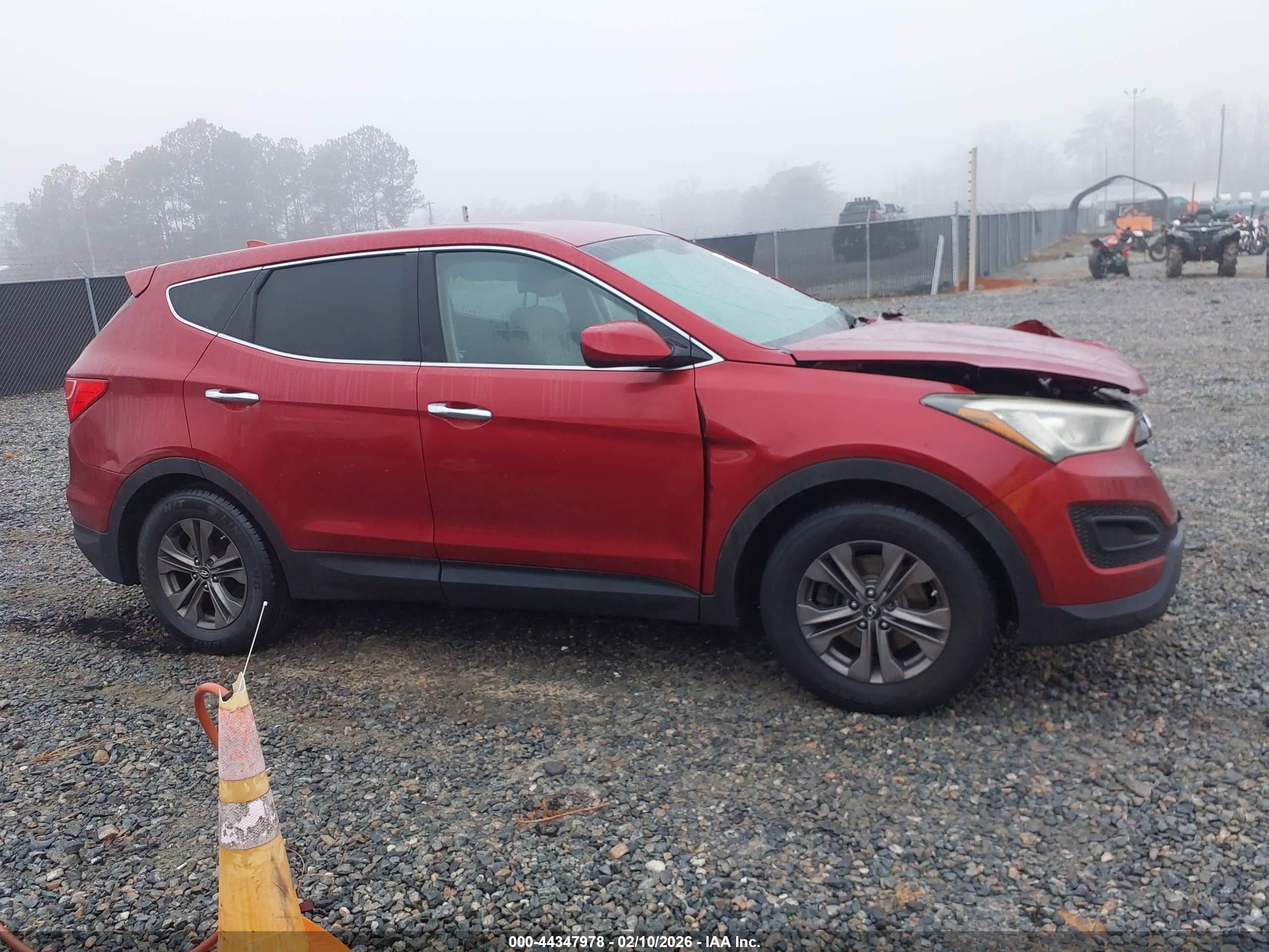 2013 Hyundai Santa Fe Sport Red vin: 5XYZT3LB4DG028803