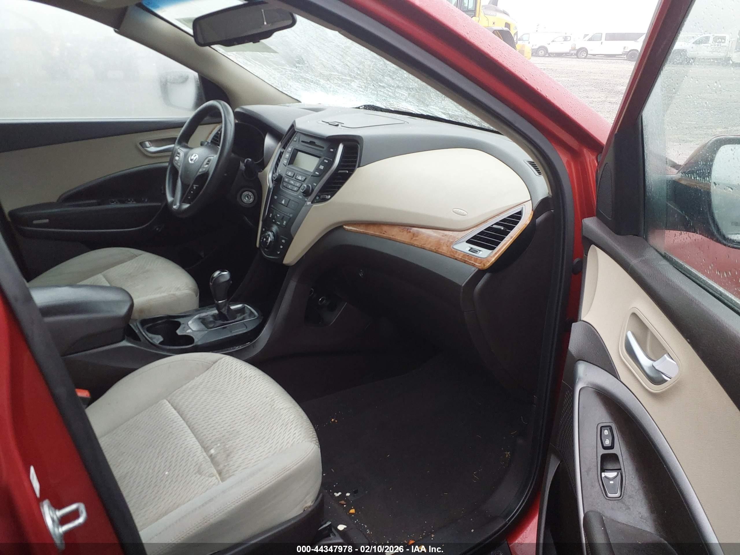 2013 Hyundai Santa Fe Sport Red vin: 5XYZT3LB4DG028803