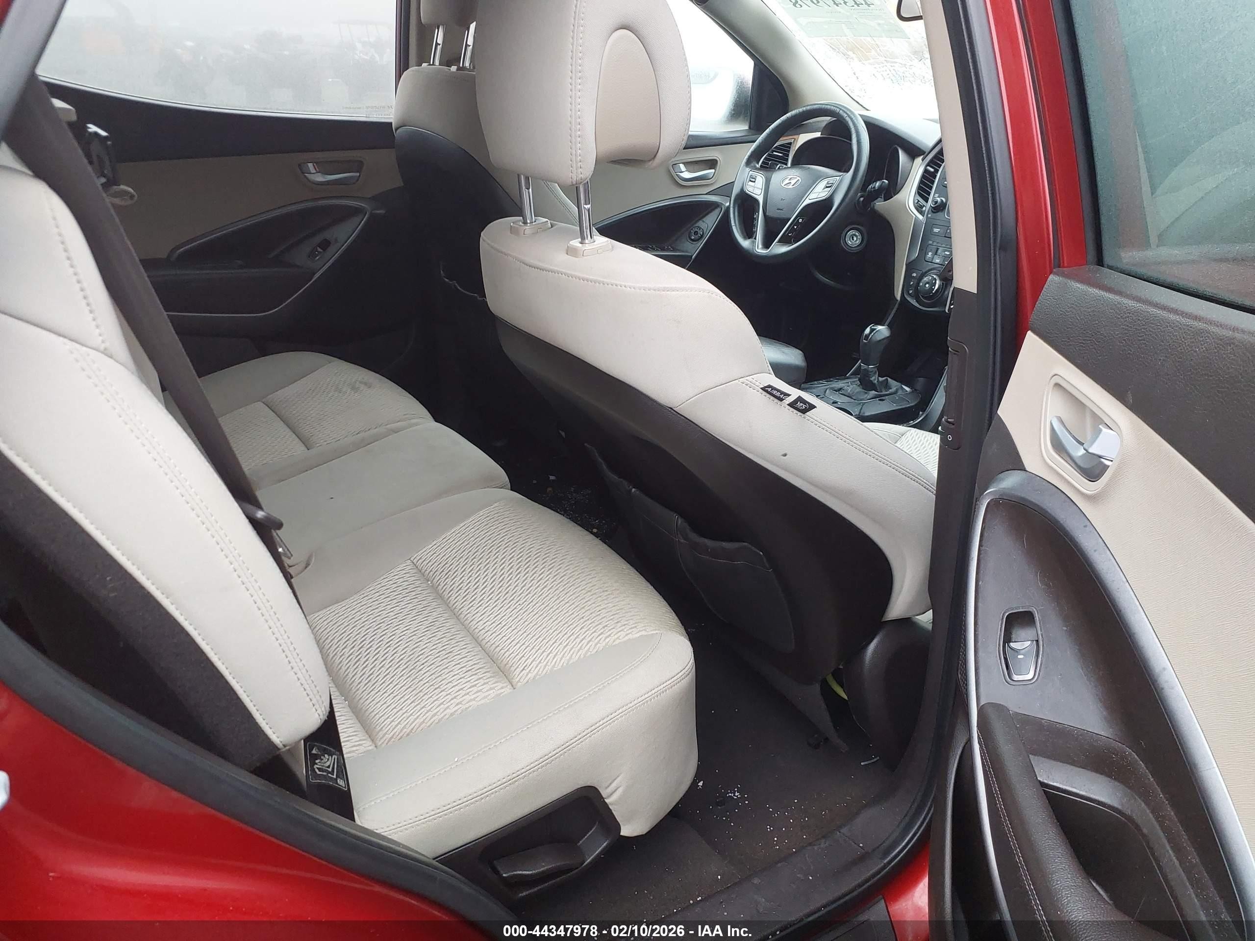 2013 Hyundai Santa Fe Sport Red vin: 5XYZT3LB4DG028803