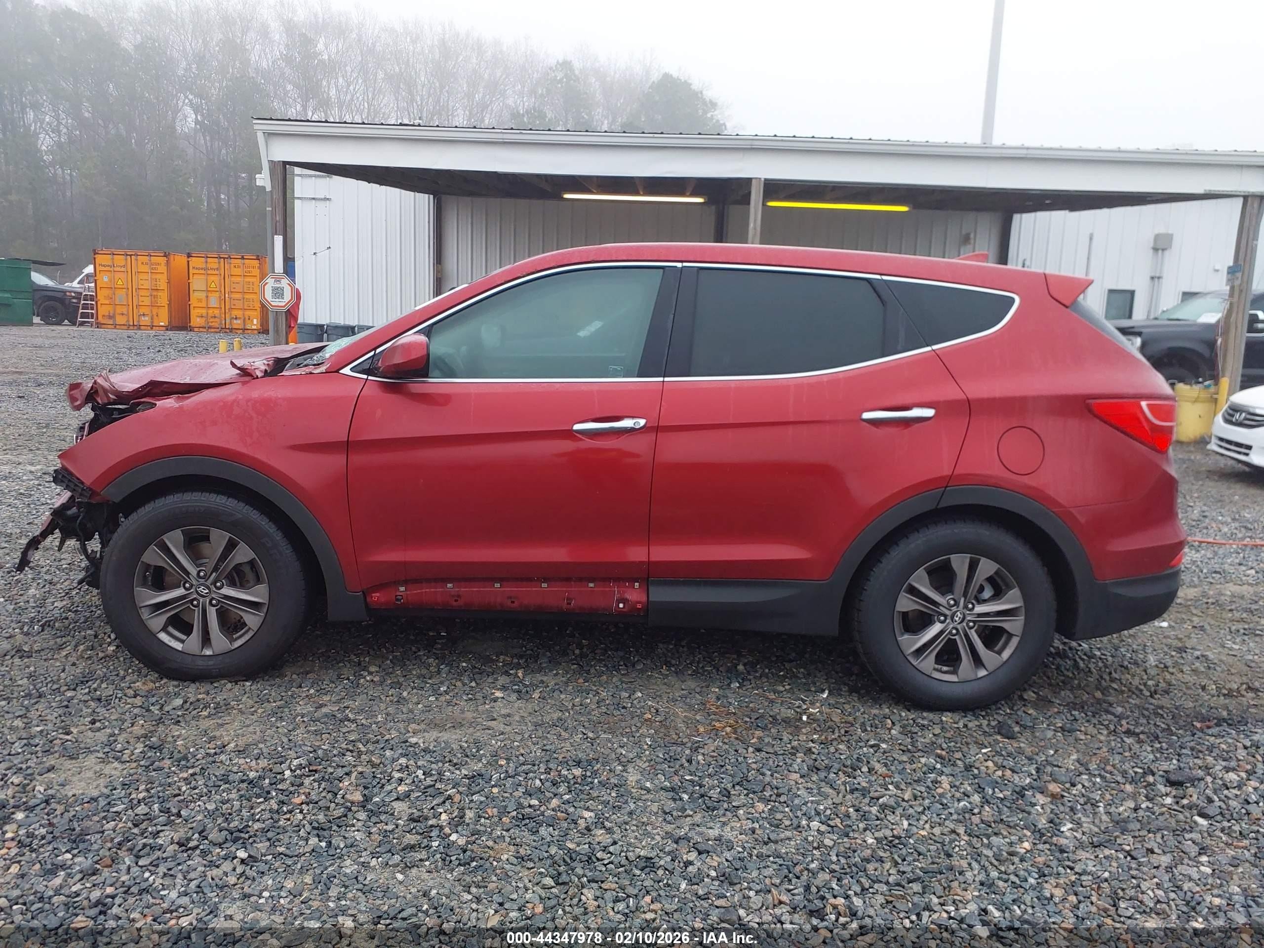 2013 Hyundai Santa Fe Sport Red vin: 5XYZT3LB4DG028803