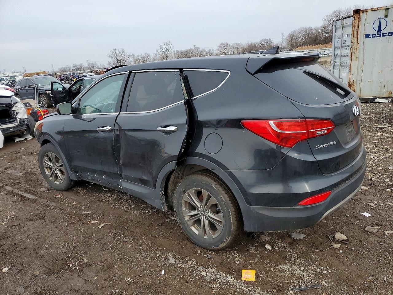 2013 Hyundai Santa Fe Sport Черный vin: 5XYZT3LB4DG081274
