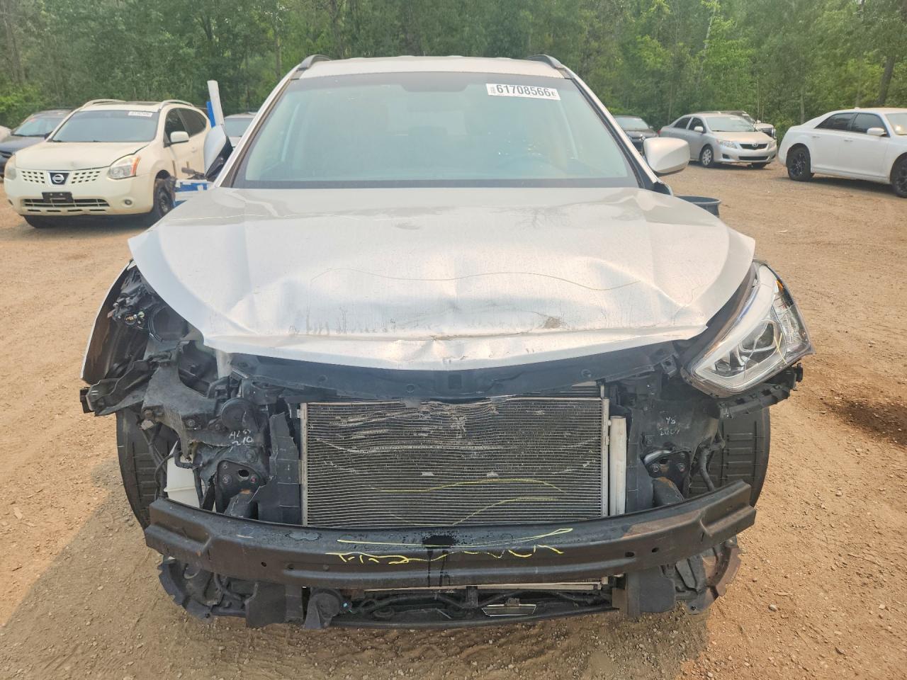2013 Hyundai Santa Fe Sport 2.4l Silver vin: 5XYZT3LB4DG107615