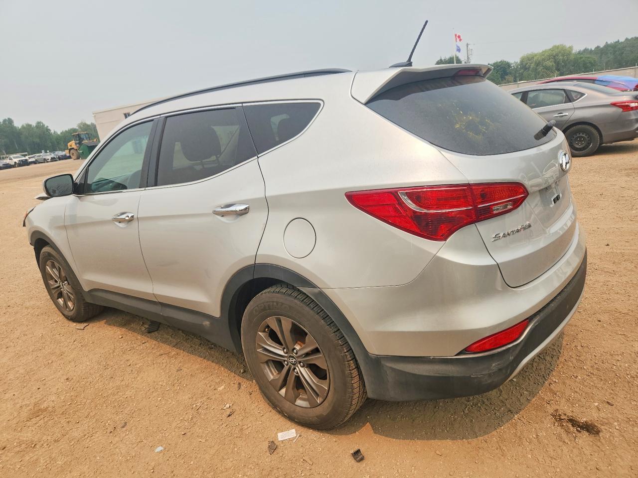 2013 Hyundai Santa Fe Sport 2.4l Silver vin: 5XYZT3LB4DG107615