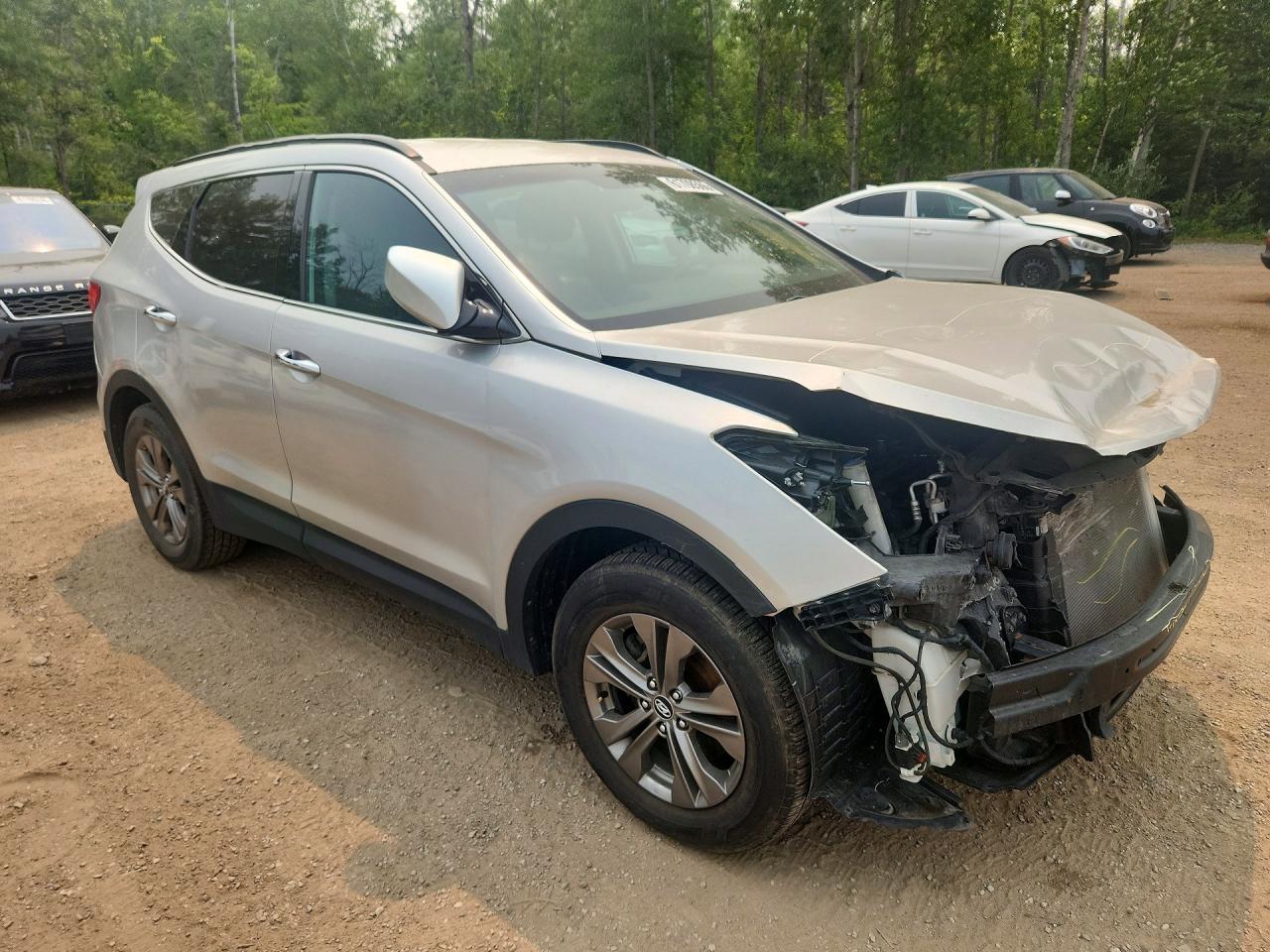 2013 Hyundai Santa Fe Sport 2.4l Silver vin: 5XYZT3LB4DG107615