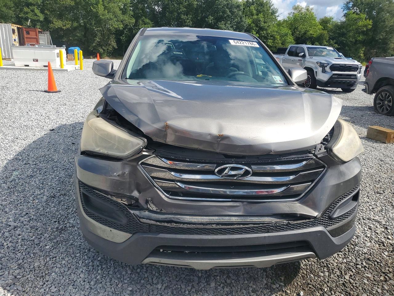2013 Hyundai Santa Fe Sport 2.4l Gray vin: 5XYZT3LB4DG116461