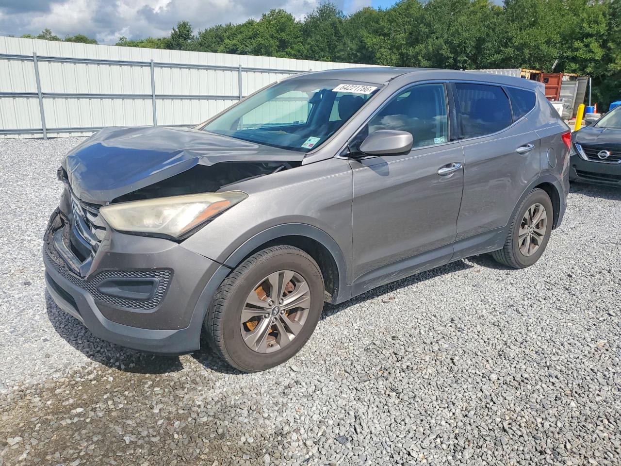 2013 Hyundai Santa Fe Sport 2.4l Gray vin: 5XYZT3LB4DG116461