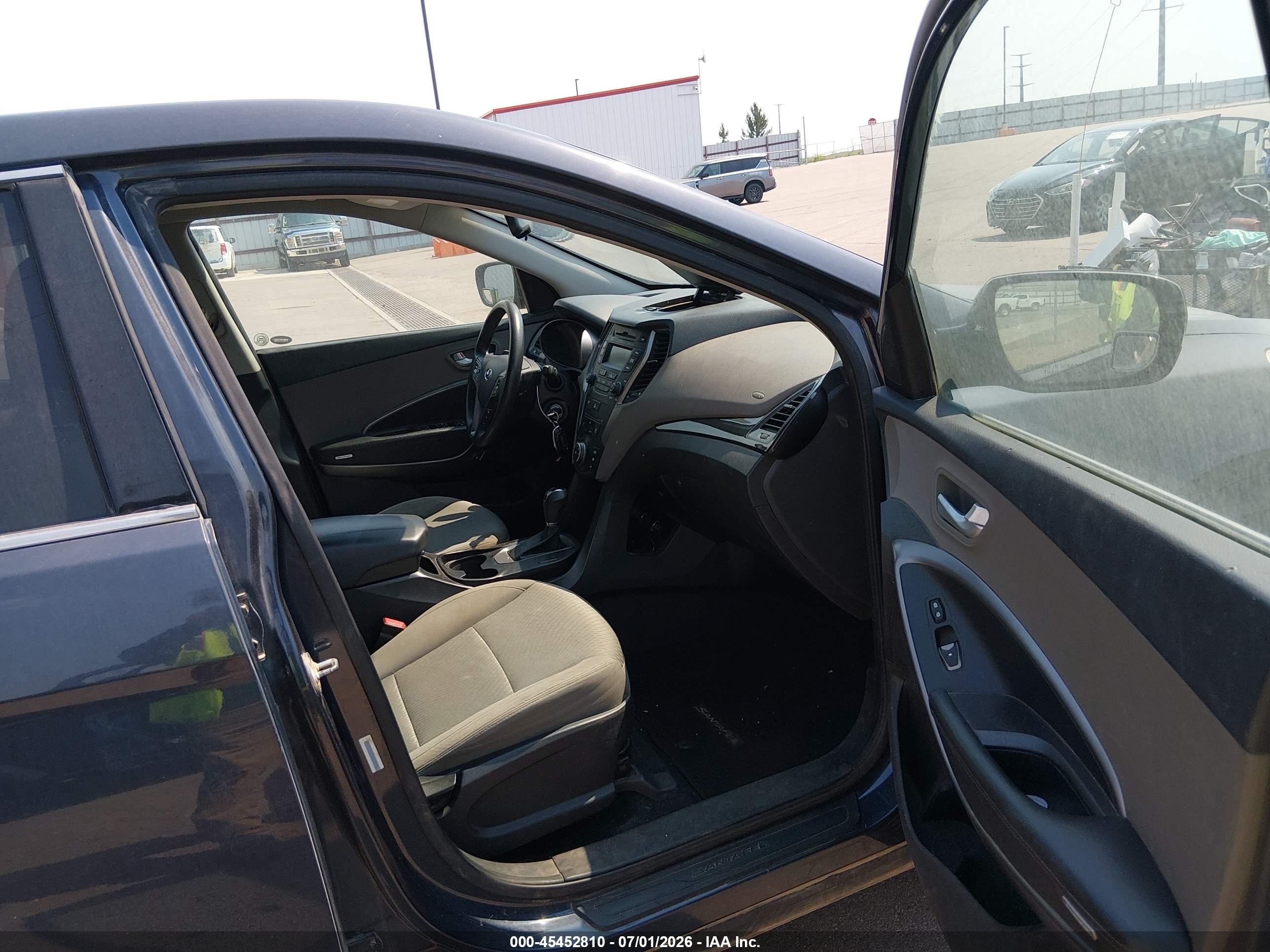 2014 Hyundai Santa Fe Sport 2.4l Blue vin: 5XYZT3LB4EG159392