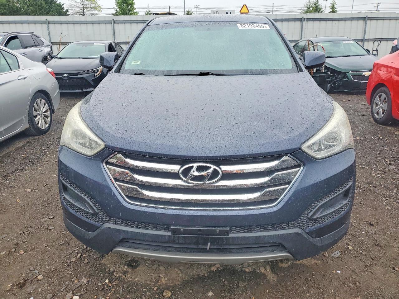 2014 Hyundai Santa Fe Sport 2.4l Blue vin: 5XYZT3LB4EG162616