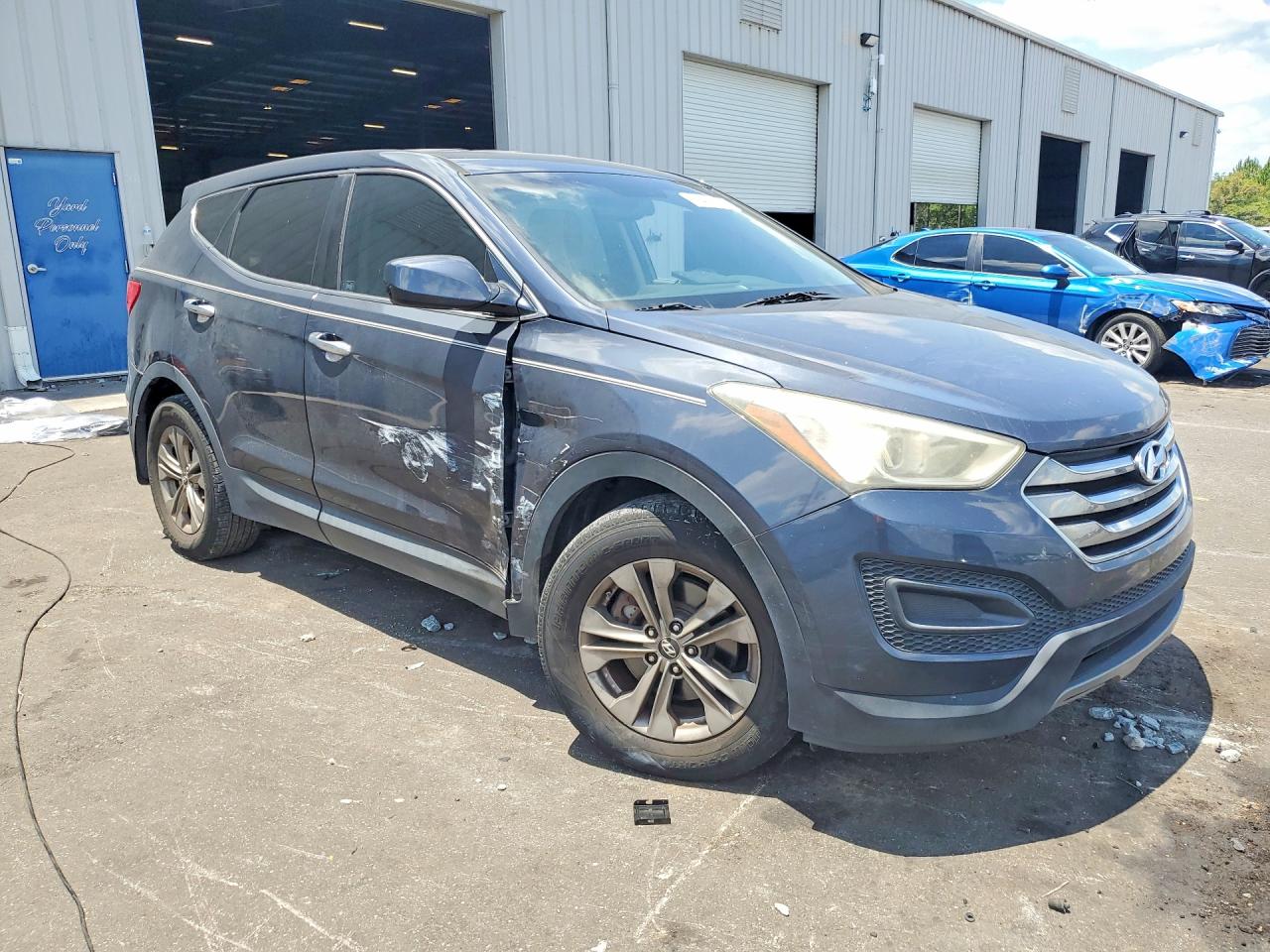 2014 Hyundai Santa Fe Sport 2.4l Серый vin: 5XYZT3LB4EG164589