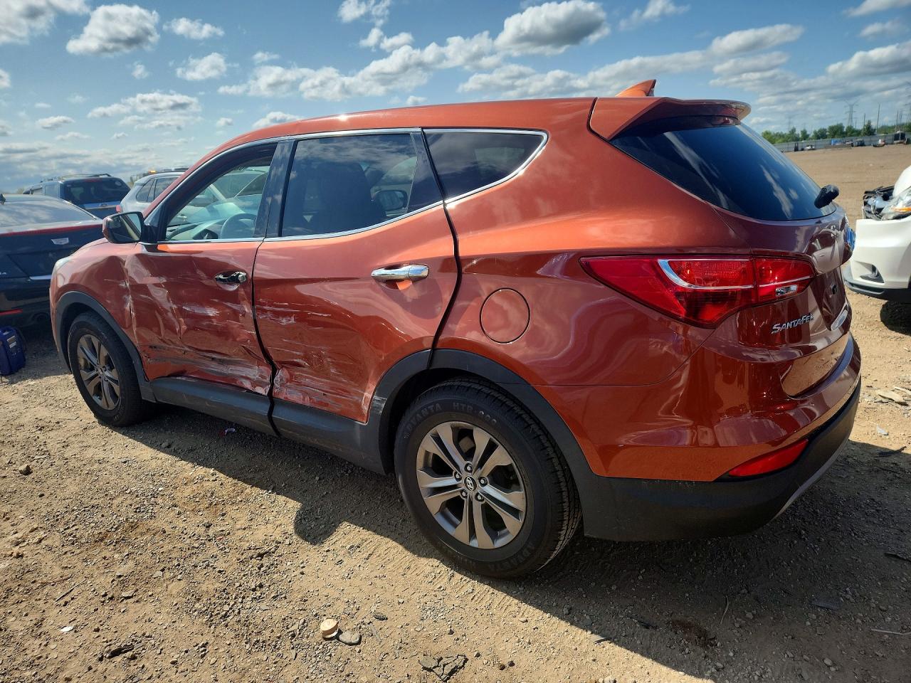 2015 Hyundai Santa Fe Sport 2.4l Orange vin: 5XYZT3LB4FG235212