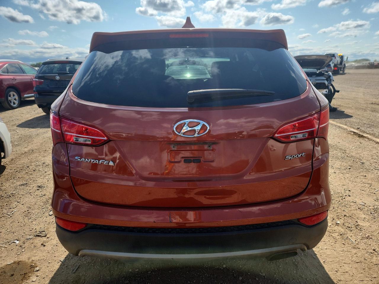 2015 Hyundai Santa Fe Sport 2.4l Orange vin: 5XYZT3LB4FG235212