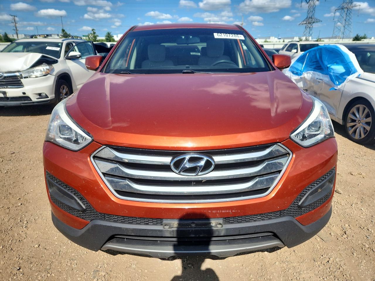 2015 Hyundai Santa Fe Sport 2.4l Orange vin: 5XYZT3LB4FG235212