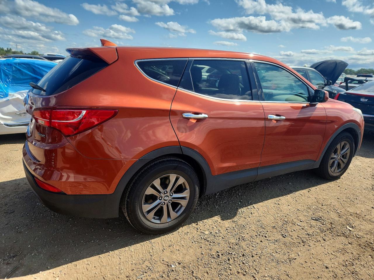 2015 Hyundai Santa Fe Sport 2.4l Orange vin: 5XYZT3LB4FG235212