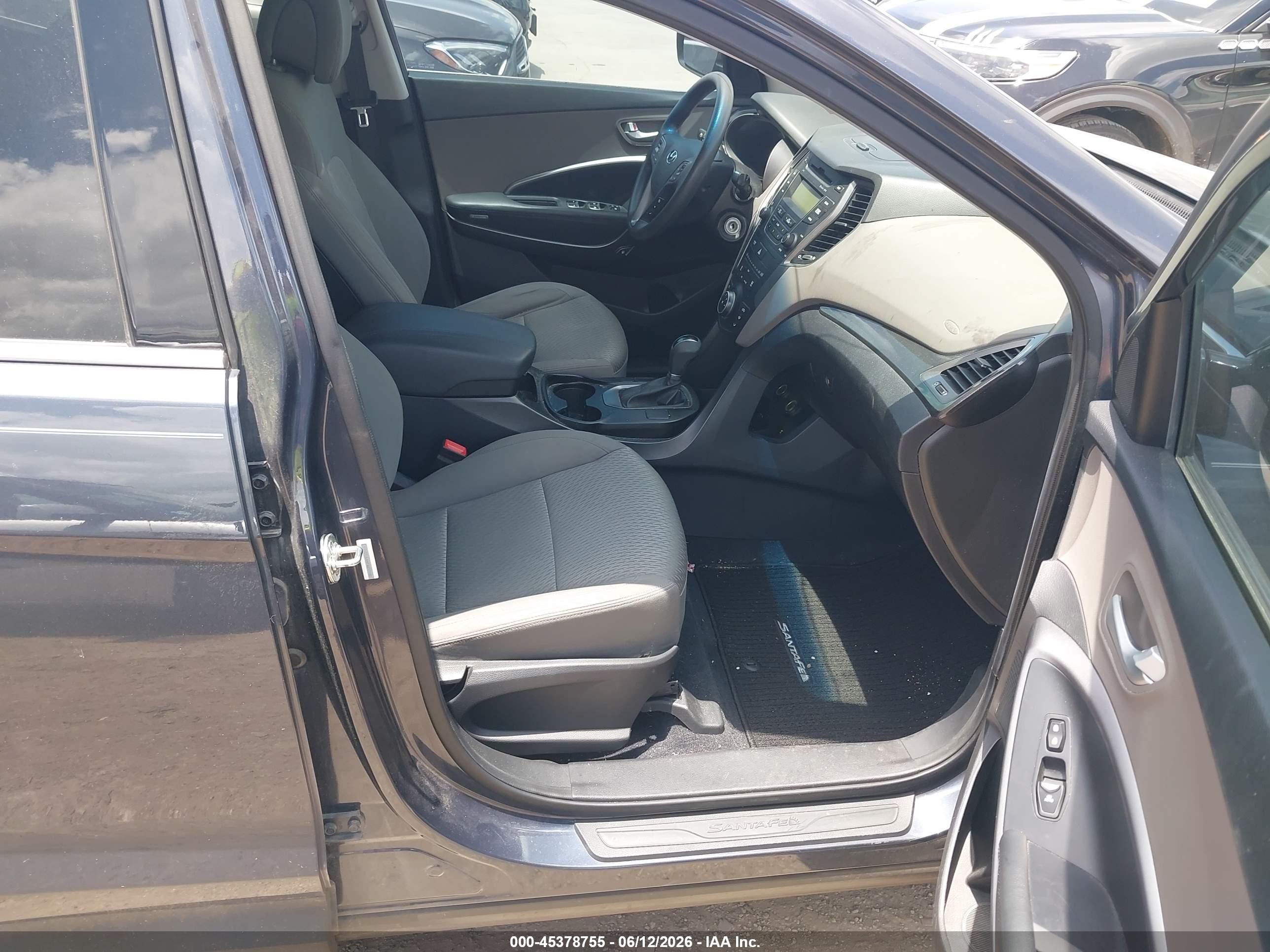 2015 Hyundai Santa Fe Sport 2.4l Blue vin: 5XYZT3LB4FG237980
