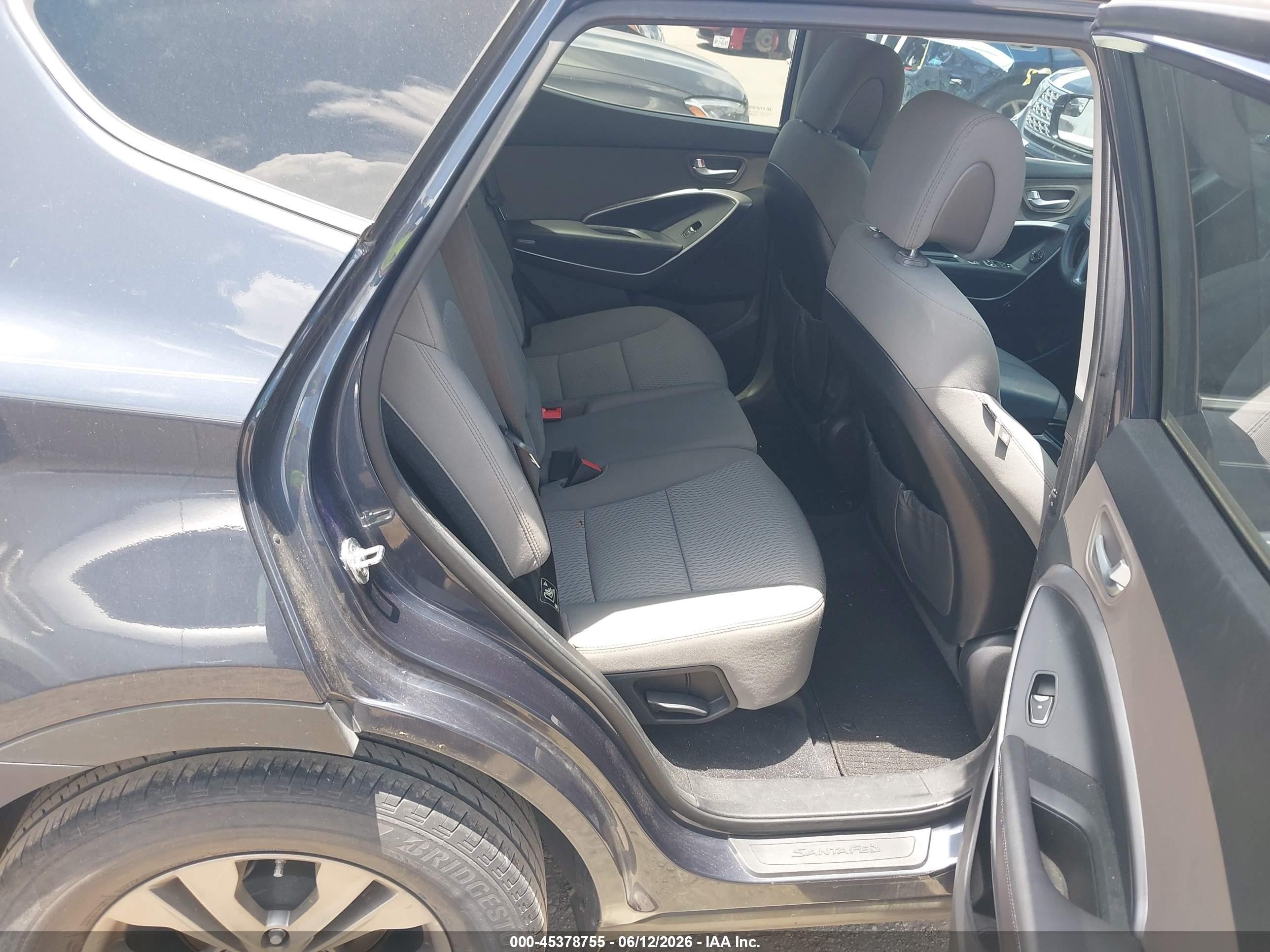 2015 Hyundai Santa Fe Sport 2.4l Blue vin: 5XYZT3LB4FG237980