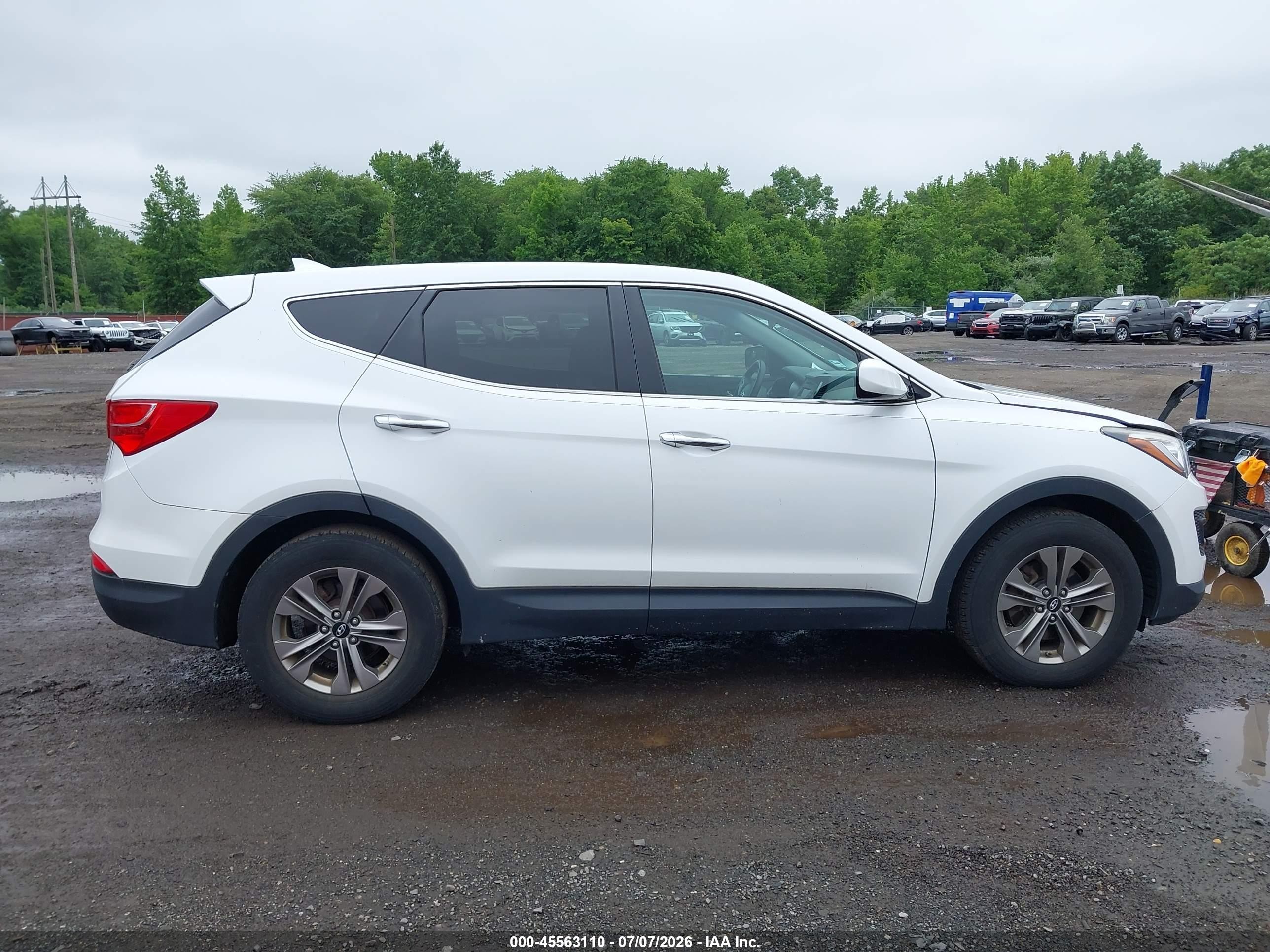 2015 Hyundai Santa Fe Sport 2.4l Белый vin: 5XYZT3LB4FG247506