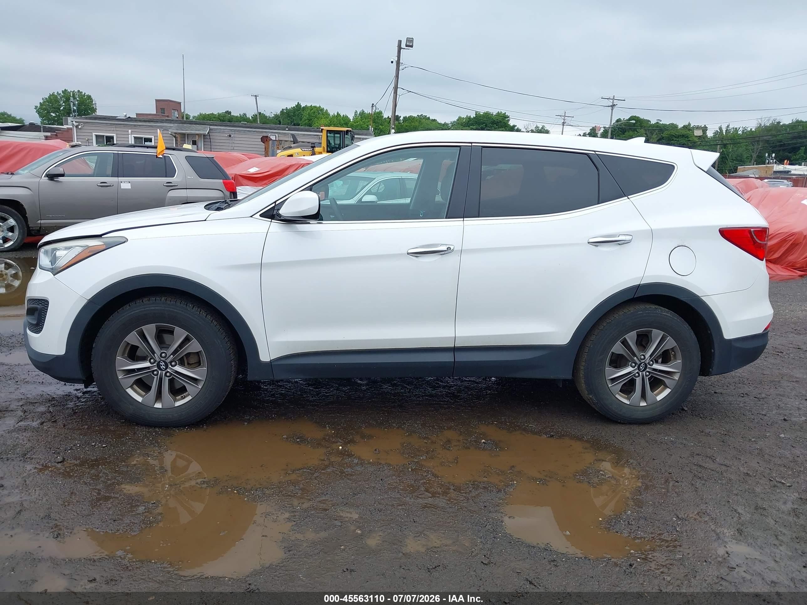 2015 Hyundai Santa Fe Sport 2.4l Белый vin: 5XYZT3LB4FG247506