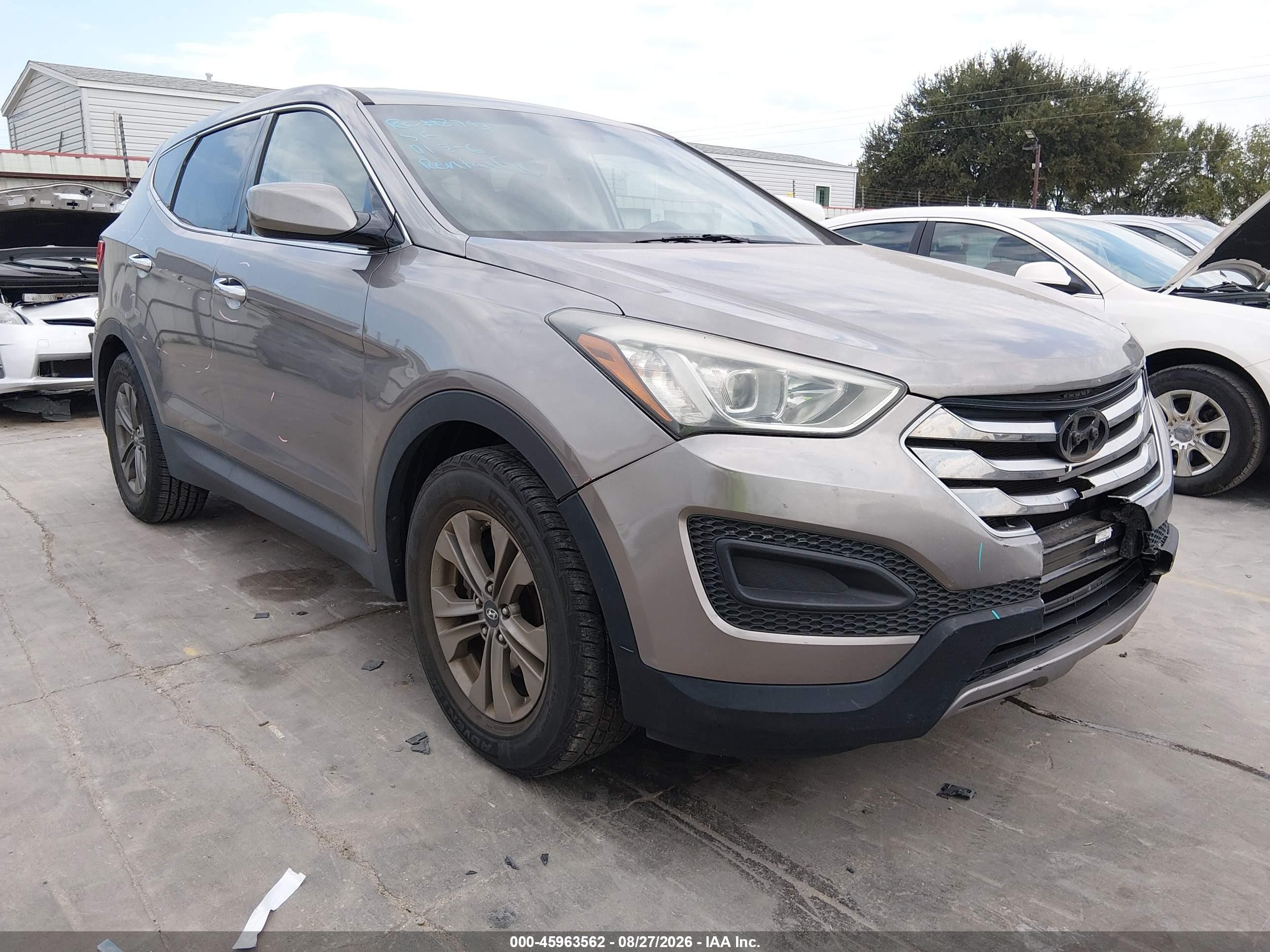 2015 Hyundai Santa Fe Sport 2.4l Gray vin: 5XYZT3LB4FG270476