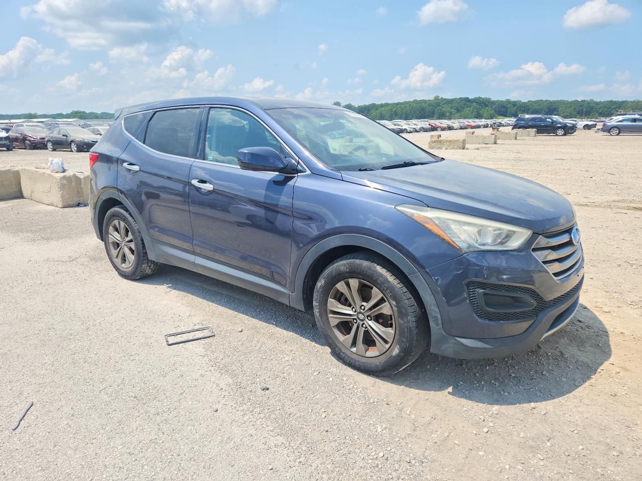 2015 Hyundai Santa Fe Sport 2.4l Blue vin: 5XYZT3LB4FG271739
