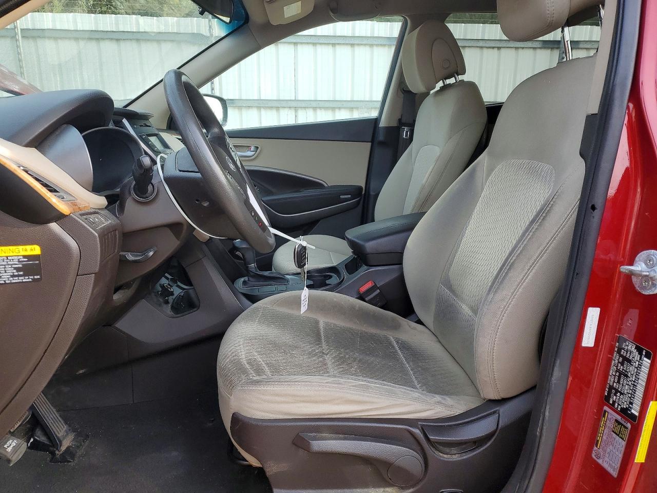 2015 Hyundai Santa Fe Sport 2.4l Red vin: 5XYZT3LB4FG290176