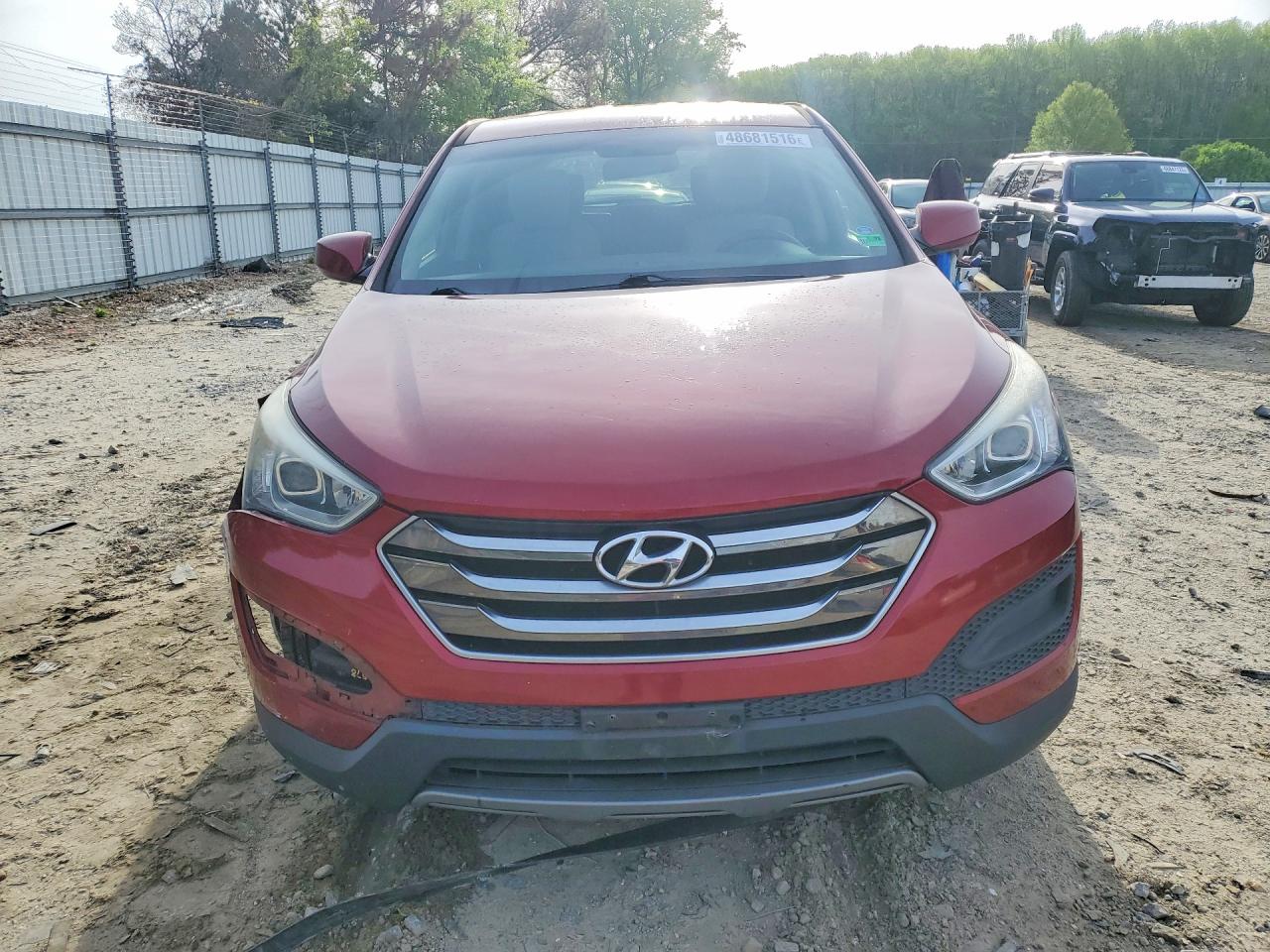 2015 Hyundai Santa Fe Sport 2.4l Red vin: 5XYZT3LB4FG290176