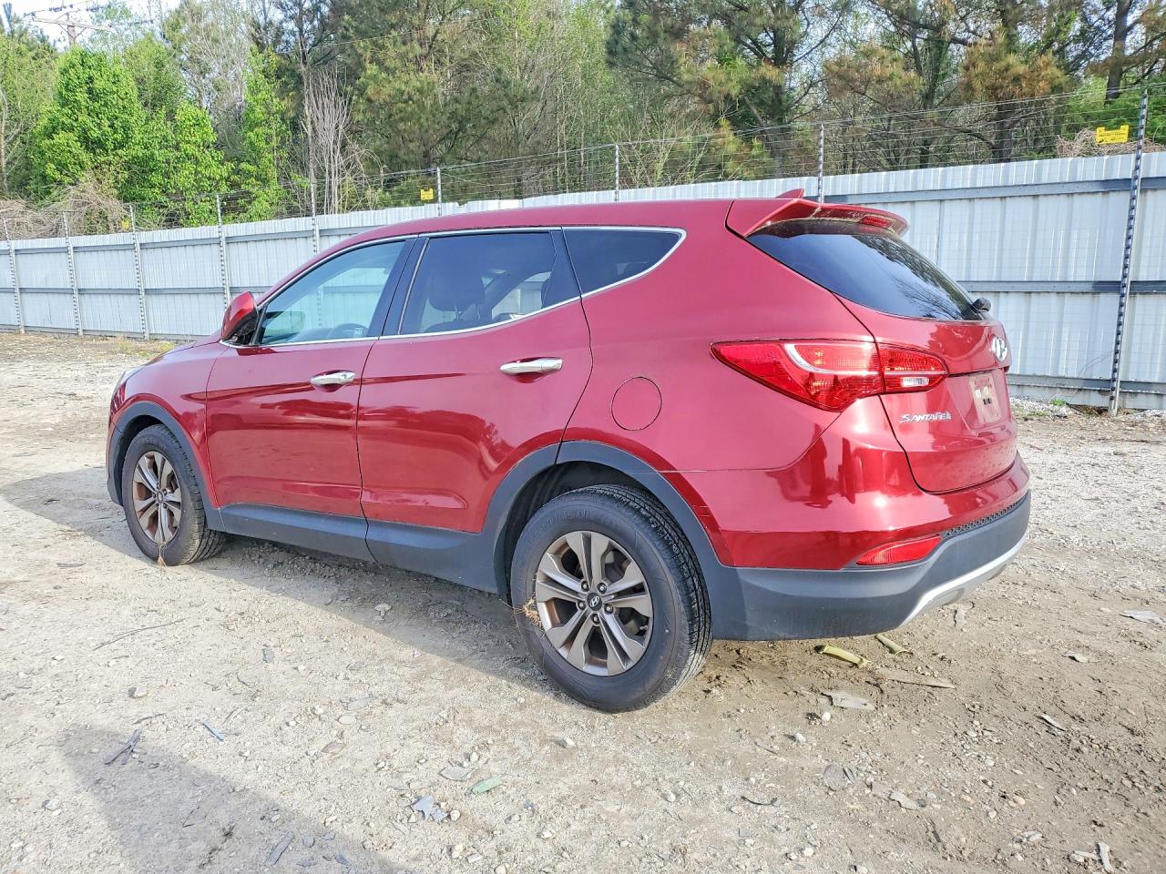 2015 Hyundai Santa Fe Sport 2.4l Red vin: 5XYZT3LB4FG290176