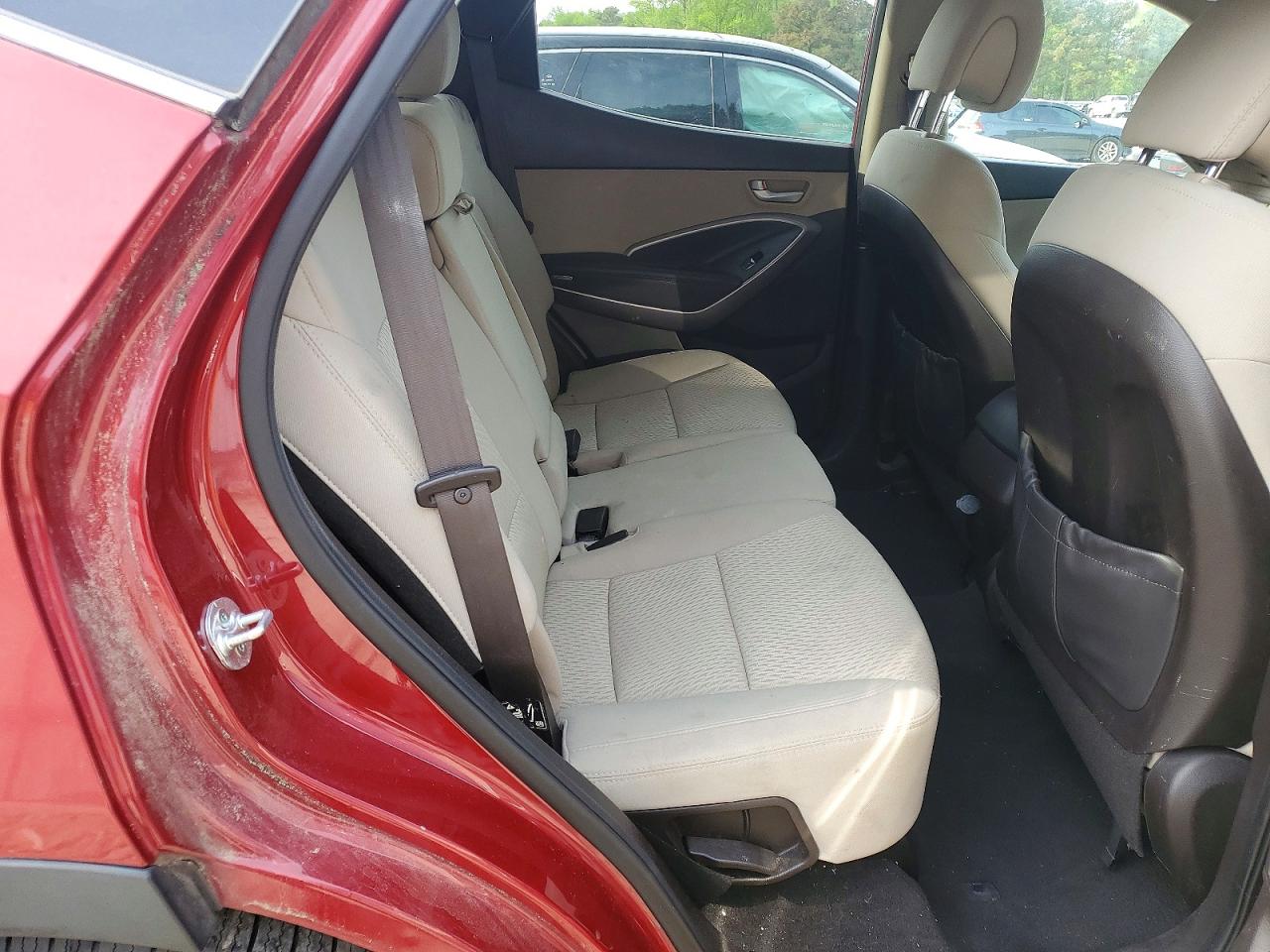 2015 Hyundai Santa Fe Sport 2.4l Red vin: 5XYZT3LB4FG290176