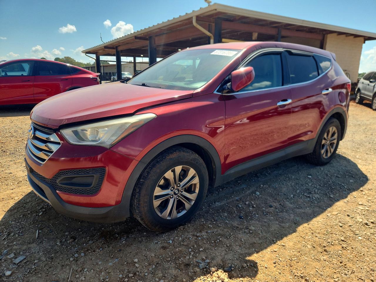 2016 Hyundai Santa Fe Sport 2.4l Burgundy vin: 5XYZT3LB4GG326207