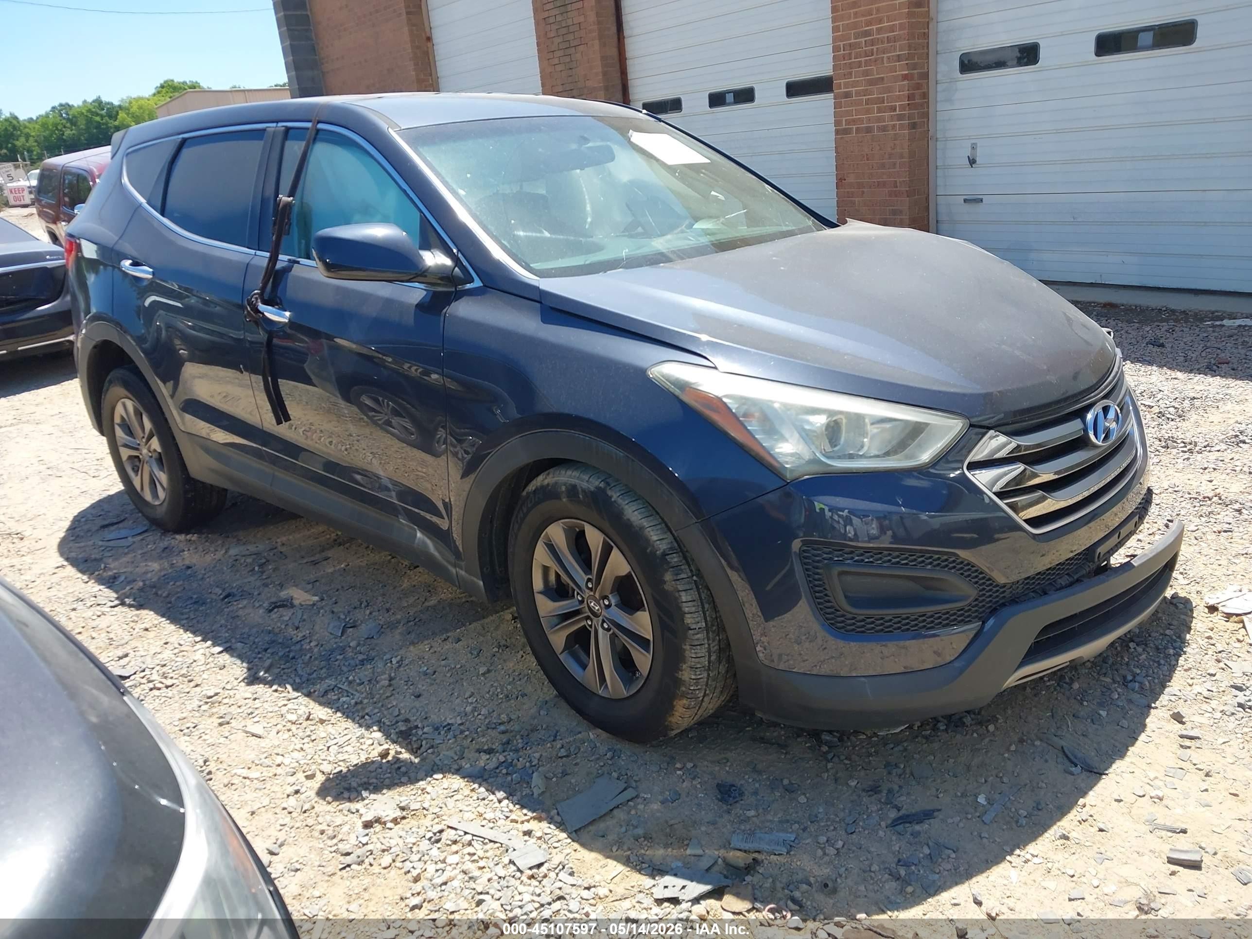 2016 Hyundai Santa Fe Sport 2.4l Blue vin: 5XYZT3LB4GG353178