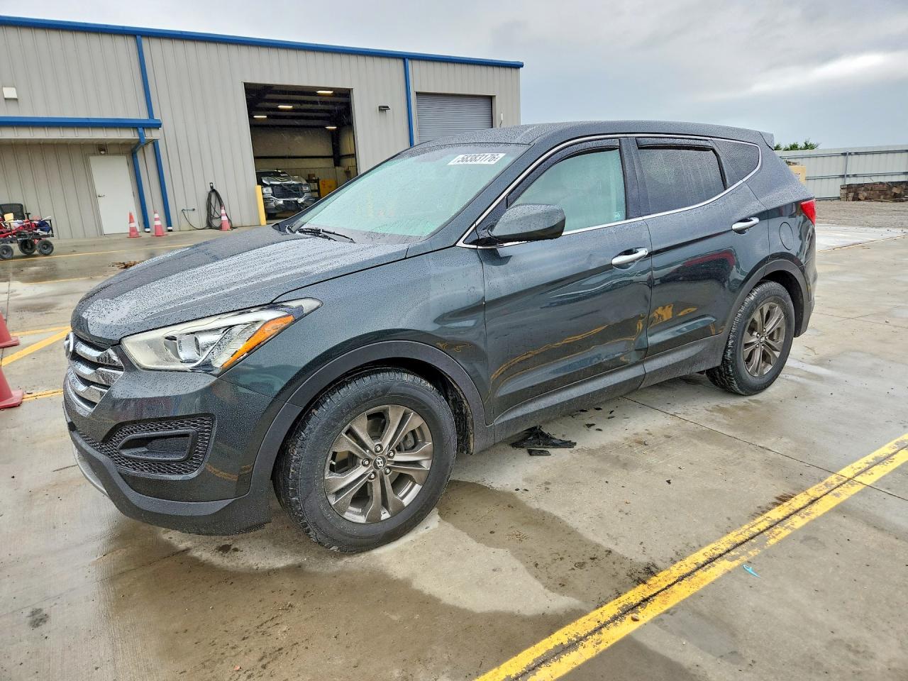 2013 Hyundai Santa Fe Sport 2.4l Green vin: 5XYZT3LB5DG021746